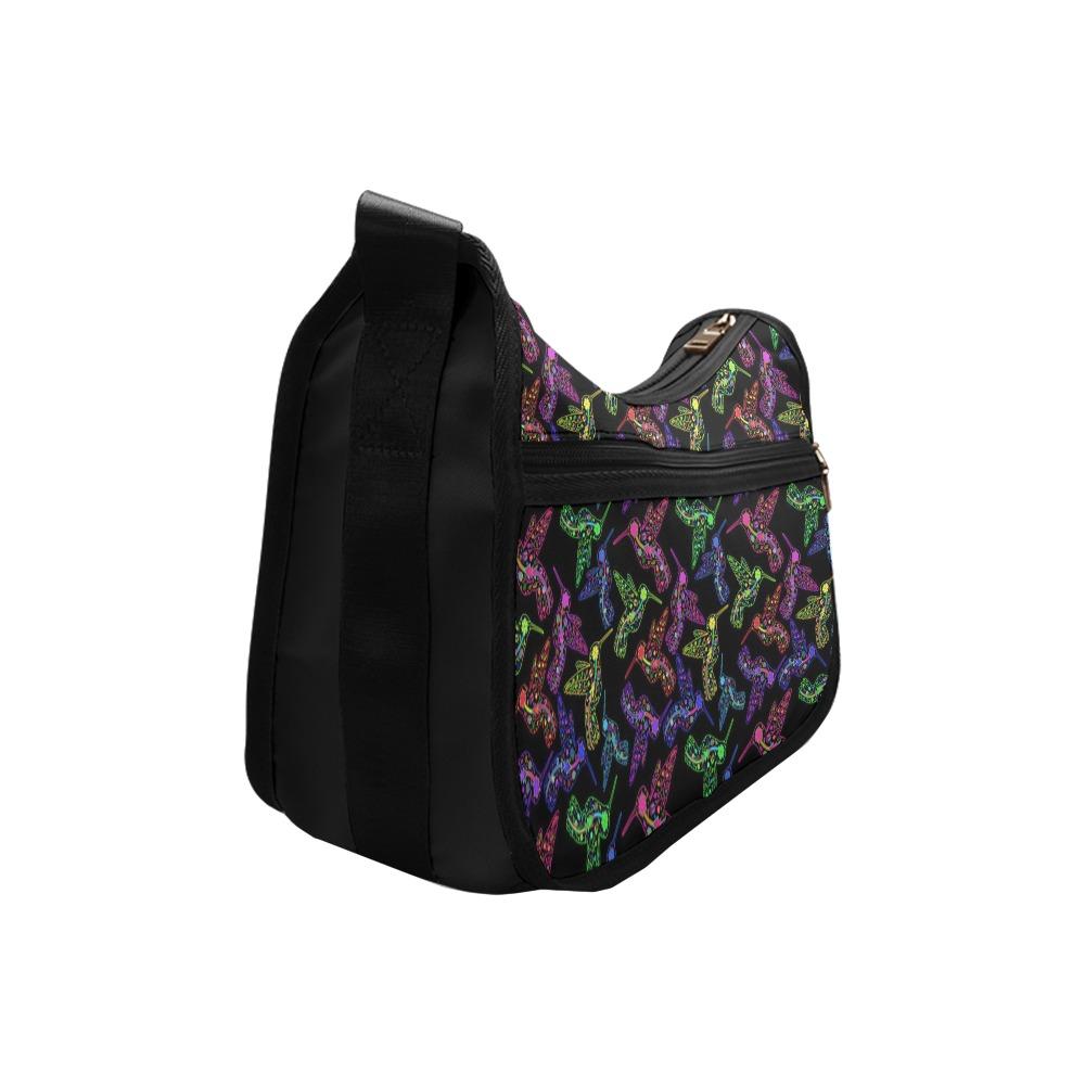 Floral Hummingbird Crossbody Bags (Model 1616) Crossbody Bags (1616) e-joyer