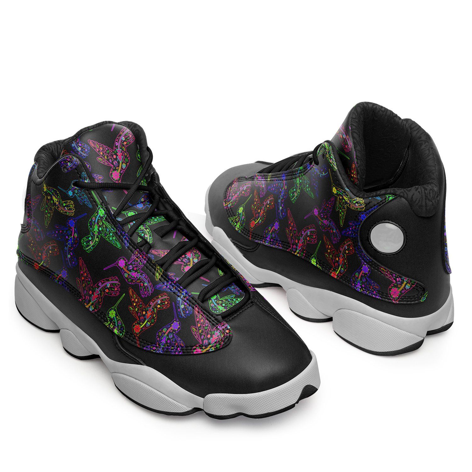 Floral Hummingbird Isstsokini Athletic Shoes Herman