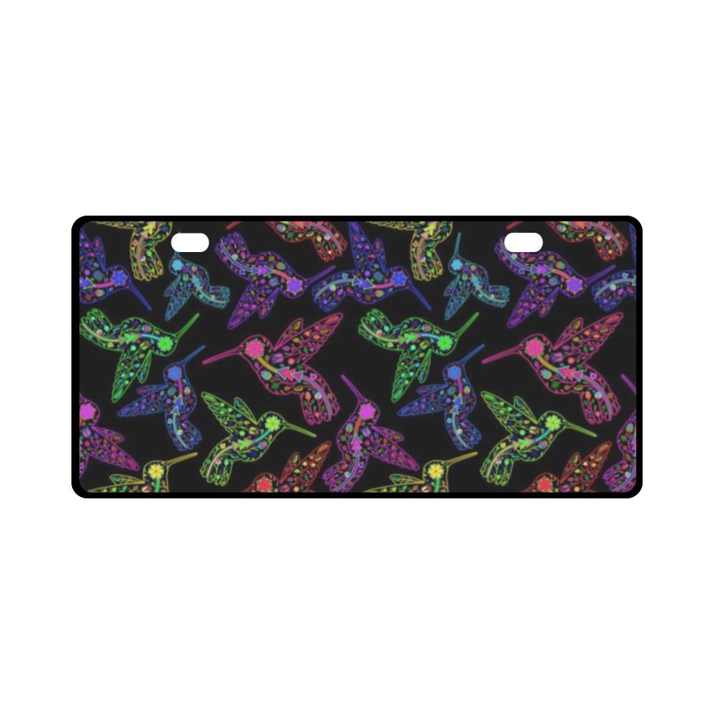 Floral Hummingbird License Plate License Plate e-joyer