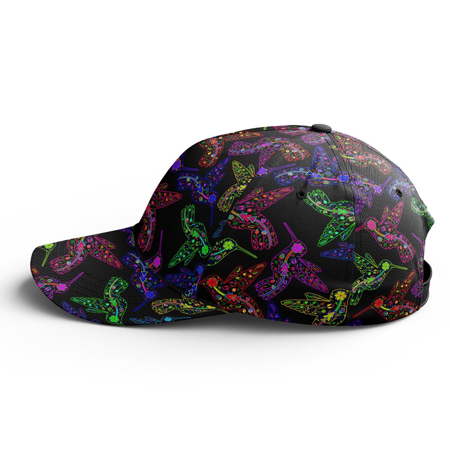 Floral Hummingbird Snapback Hat hat Herman