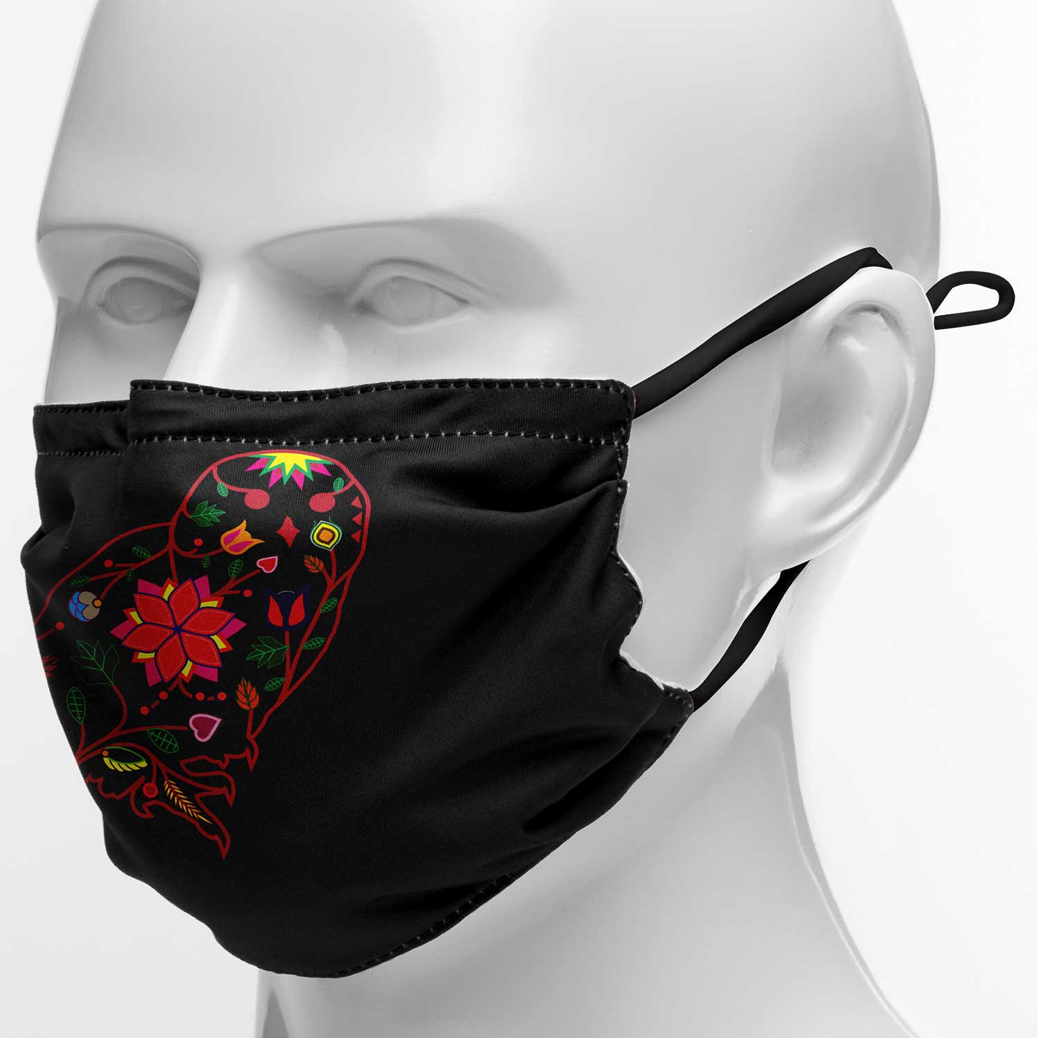 Floral Owl Face Cover Herman