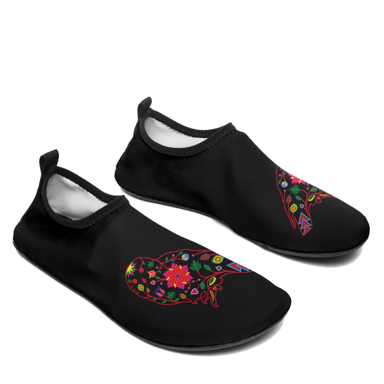 Floral Owl Sockamoccs Slip On Shoes 49 Dzine