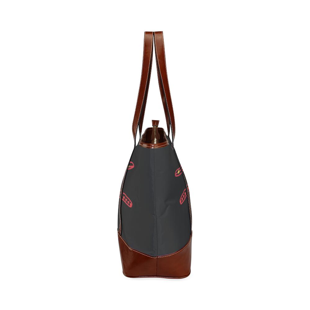 Floral Spider Tote Handbag (Model 1642) Tote Handbags (1642) e-joyer