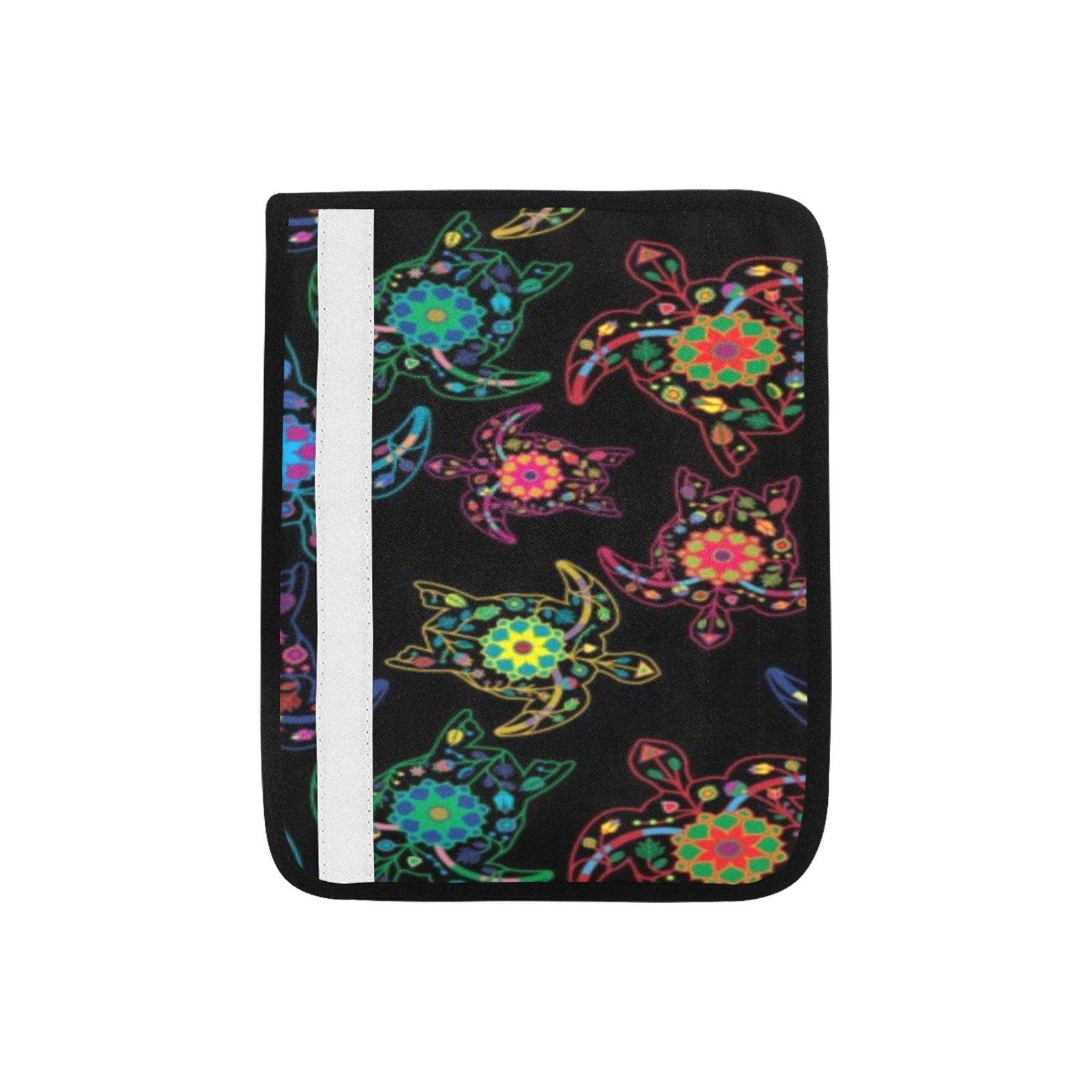 Floral Turtle Car Seat Belt Cover 7''x12.6'' (Pack of 2) Car Seat Belt Cover 7x12.6 (Pack of 2) e-joyer