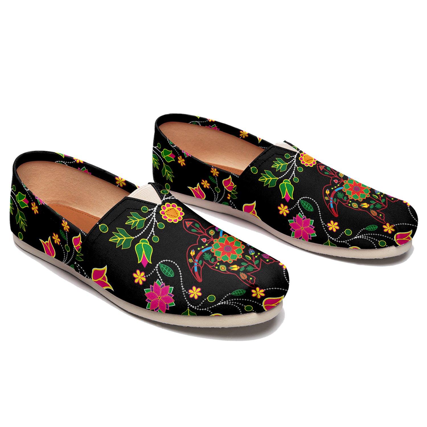 Floral Turtle Casual Unisex Slip On Shoe Herman