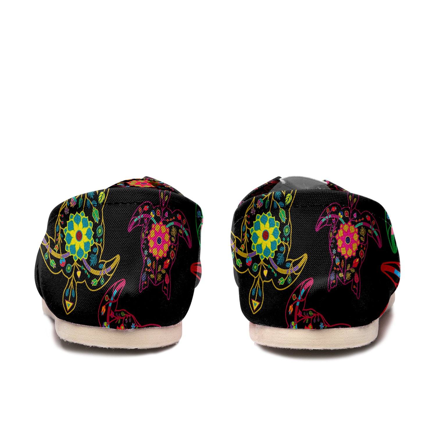 Floral Turtle Casual Unisex Slip On Shoe Herman