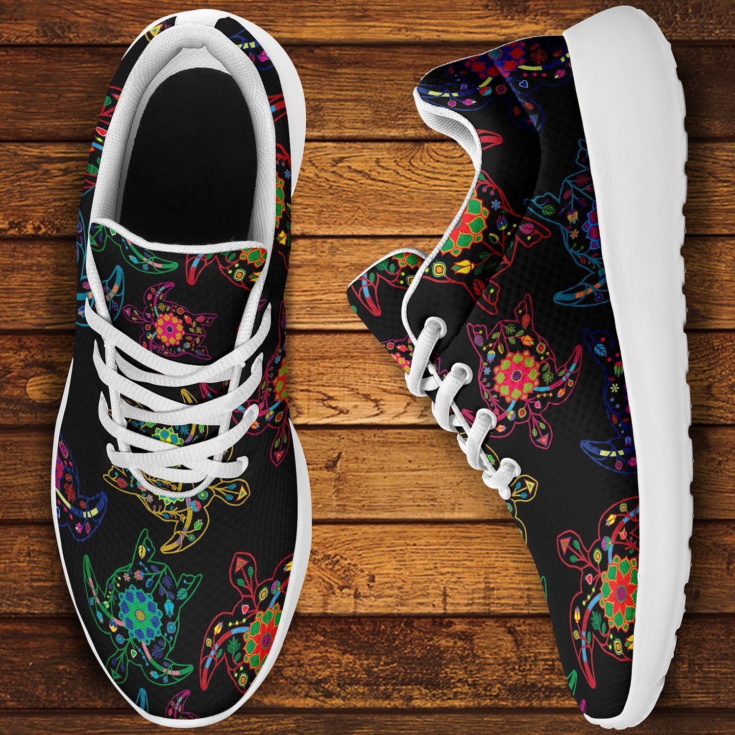 Floral Turtle Ikkaayi Sport Sneakers ikkaayi Herman