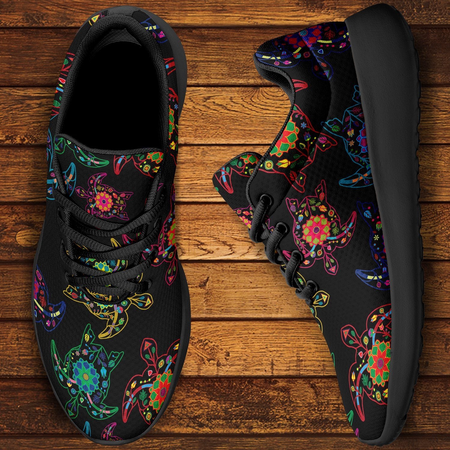 Floral Turtle Ikkaayi Sport Sneakers ikkaayi Herman