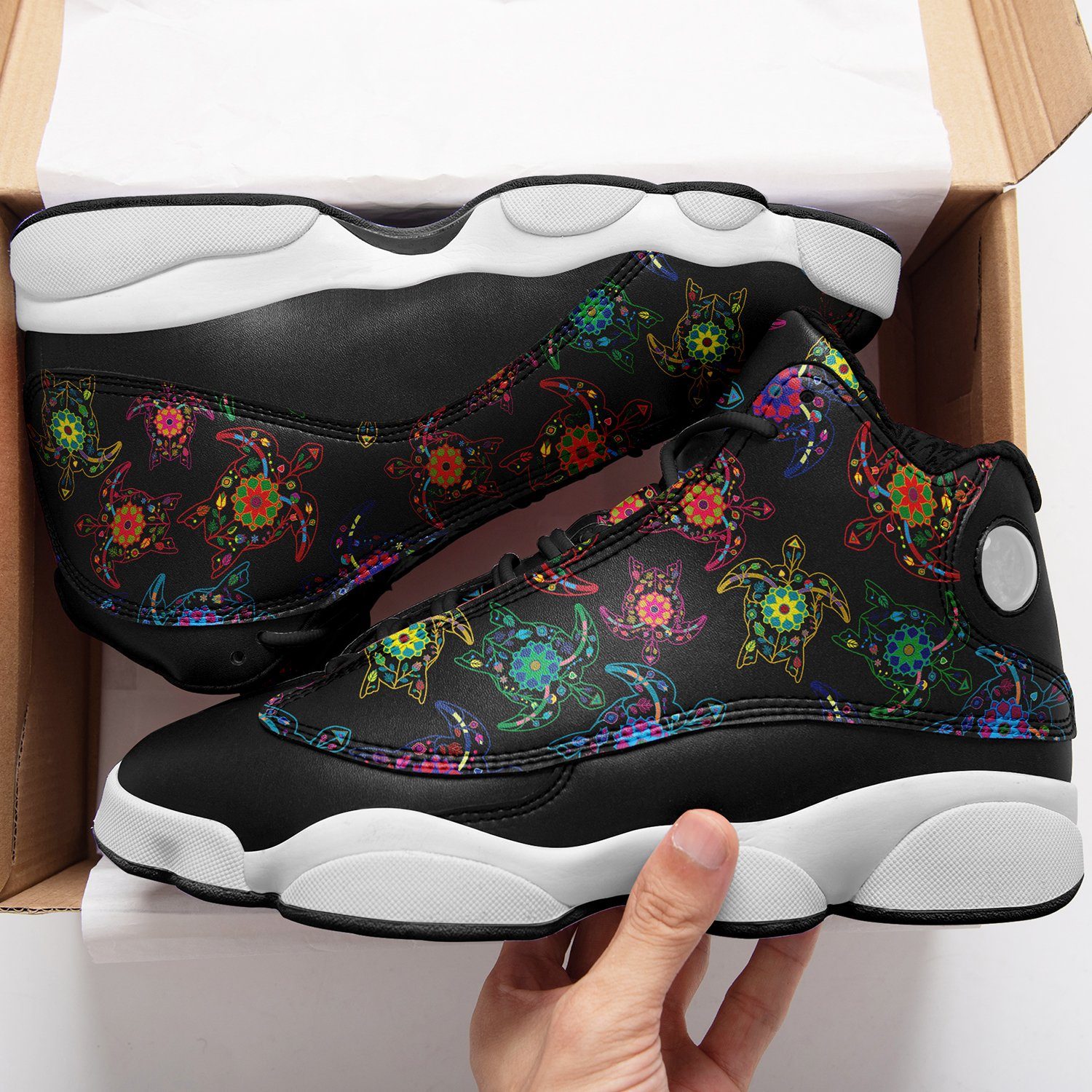 Floral Turtle Isstsokini Athletic Shoes Herman