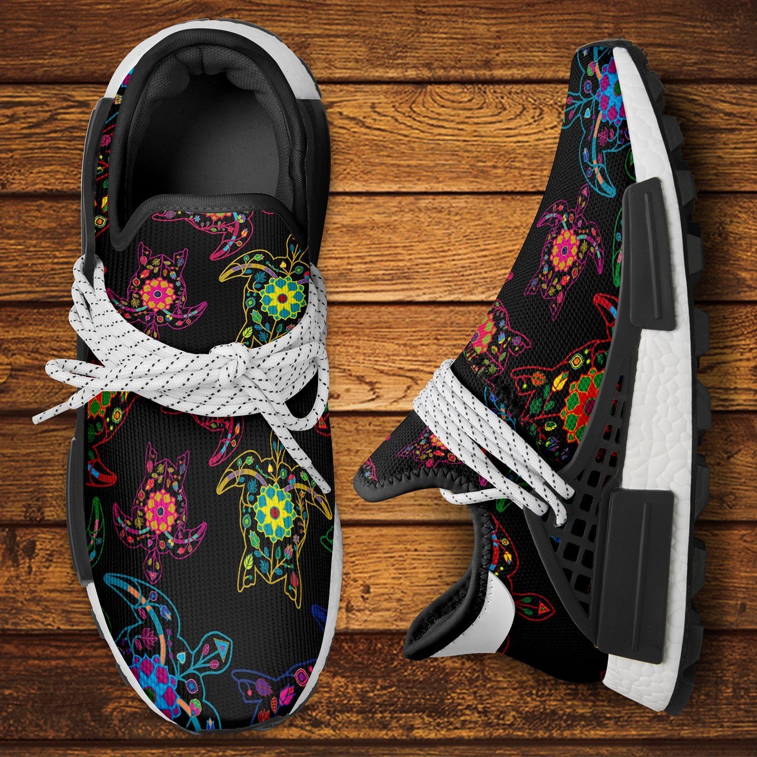 Floral Turtle Okaki Sneakers Shoes Herman