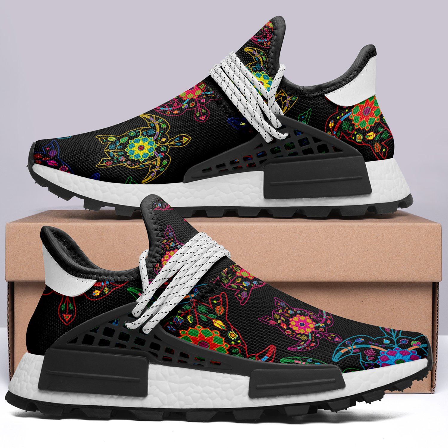 Floral Turtle Okaki Sneakers Shoes Herman