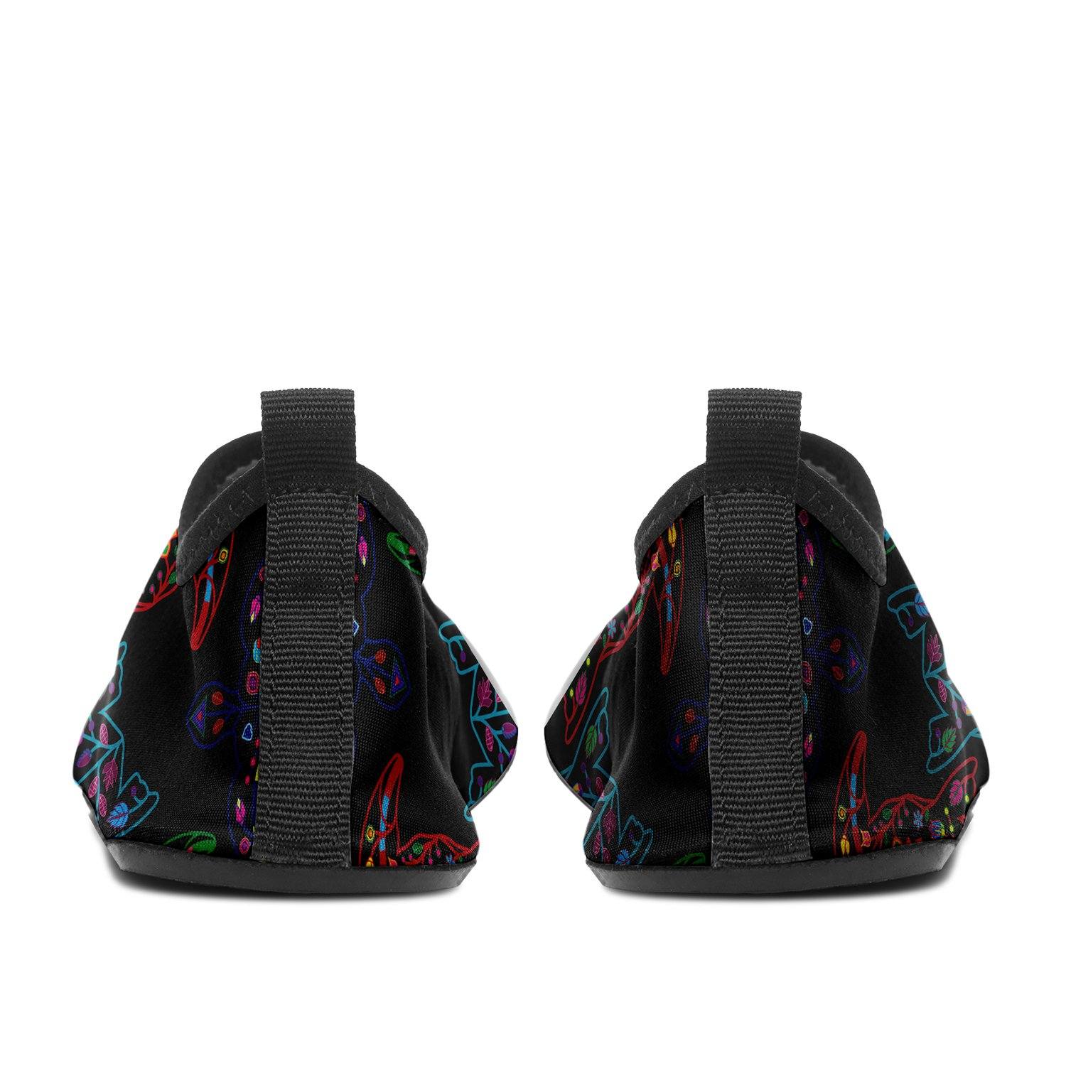 Floral Turtle Sockamoccs Kid's Slip On Shoes Herman