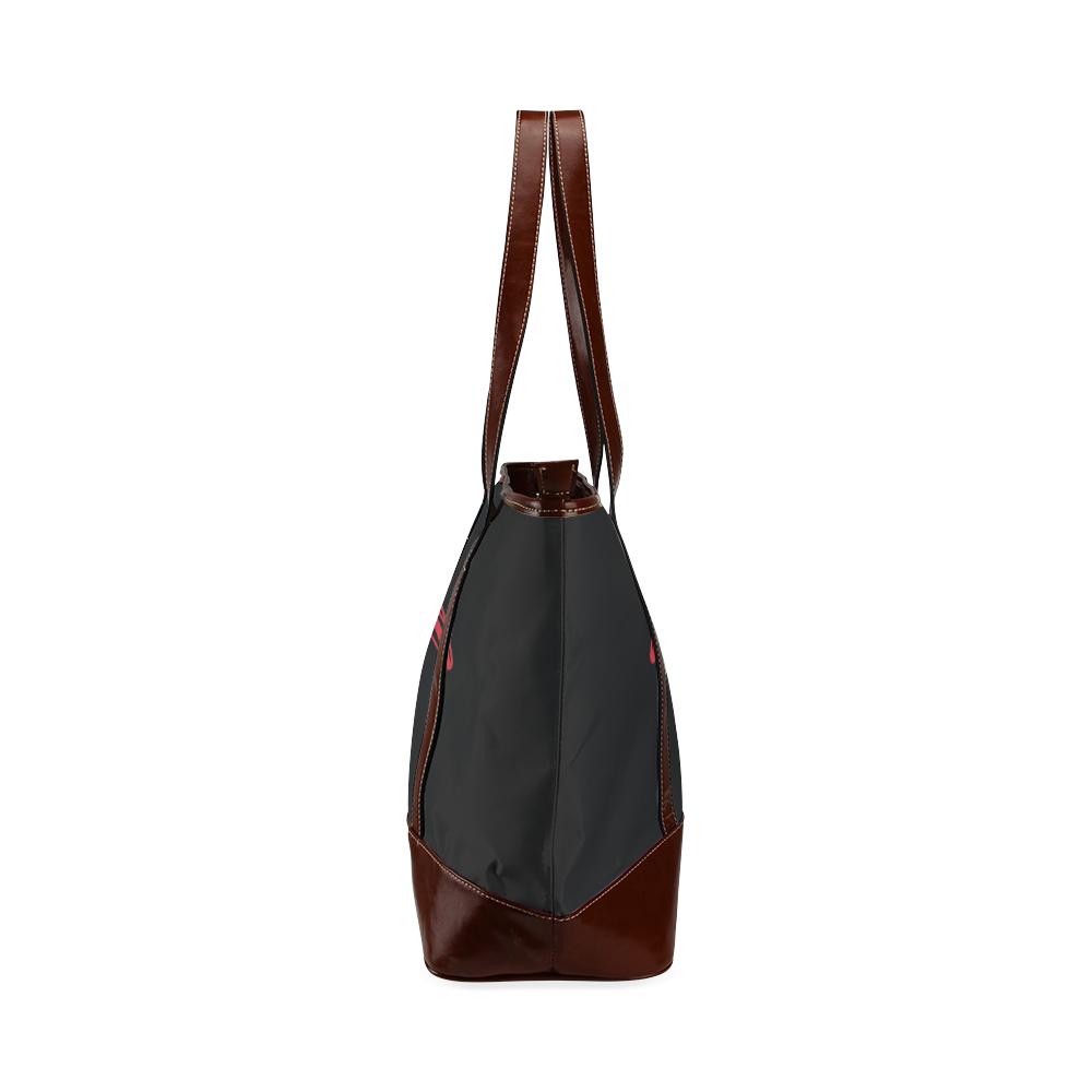 Floral Turtle Tote Handbag (Model 1642) Tote Handbags (1642) e-joyer