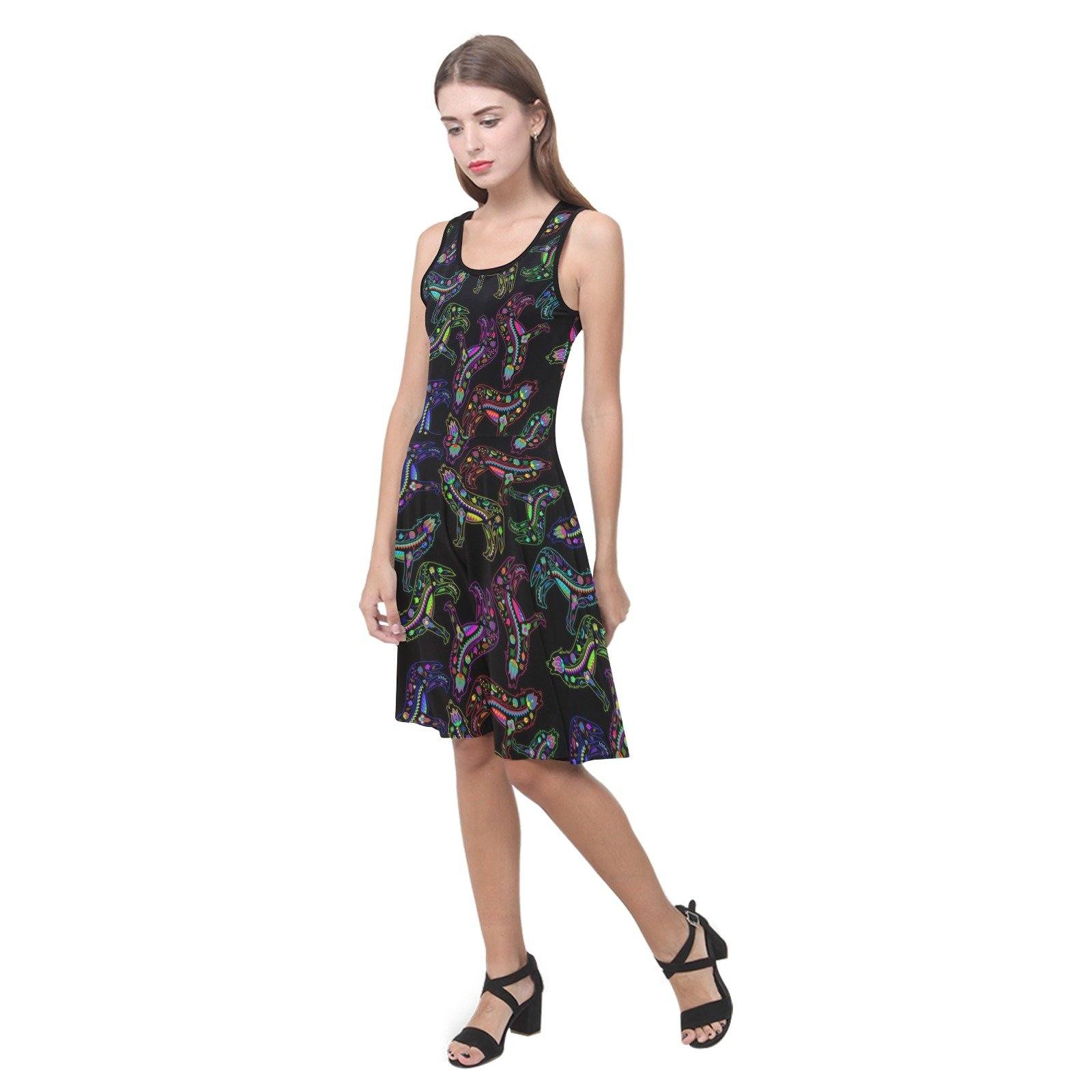 Floral Wolf Atalanta Sundress (Model D04) Atalanta Sundress (D04) e-joyer