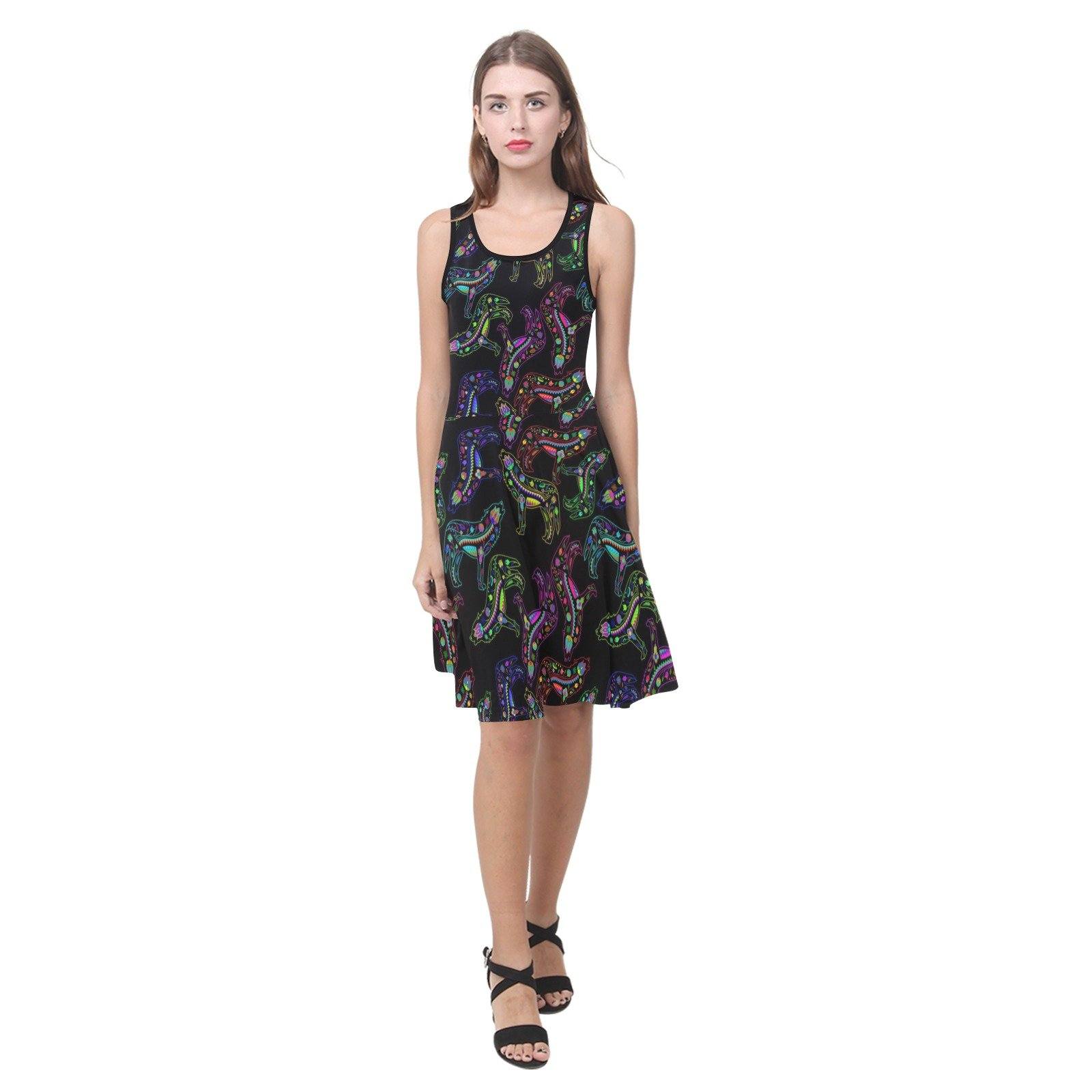Floral Wolf Atalanta Sundress (Model D04) Atalanta Sundress (D04) e-joyer