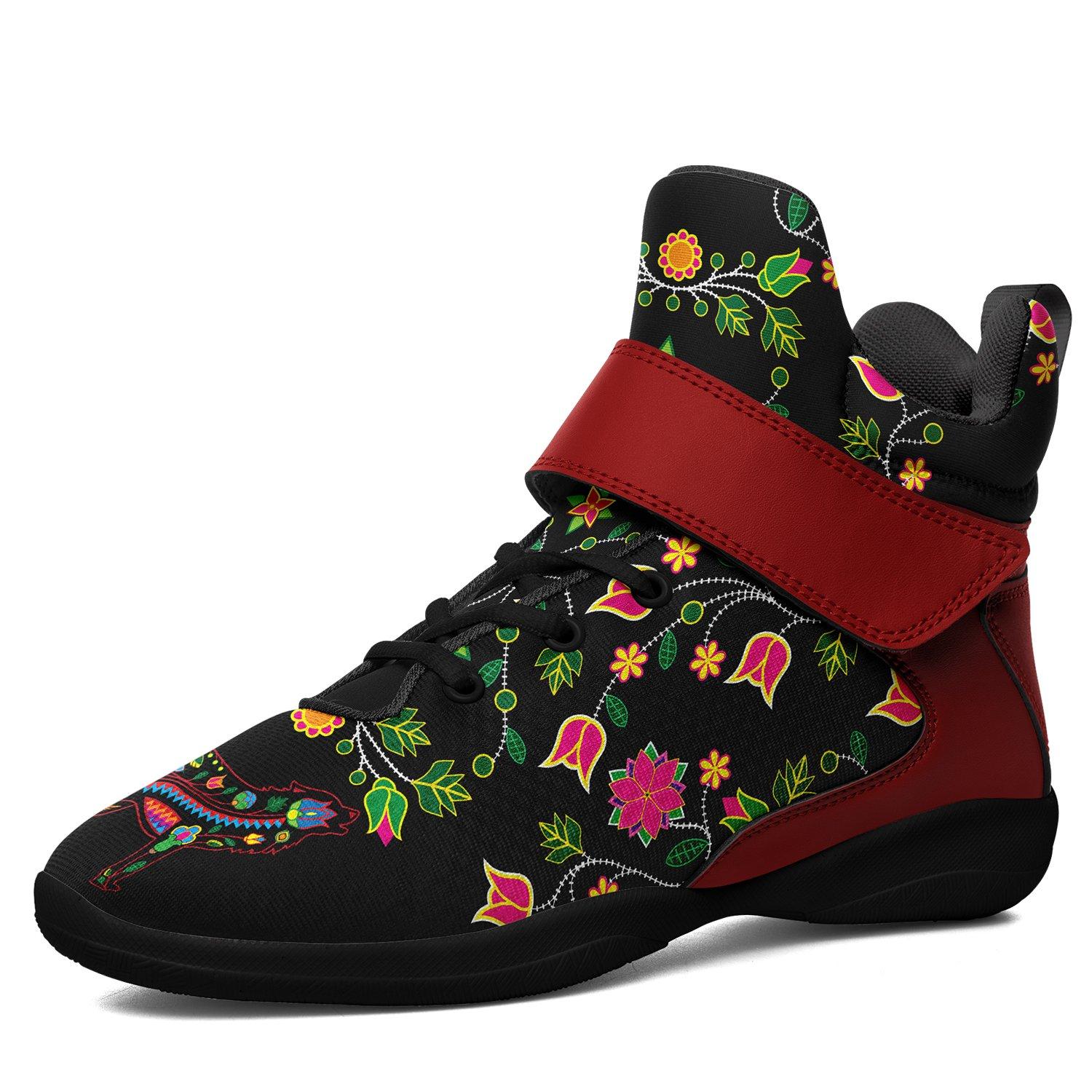 Floral Wolf Ipottaa Basketball / Sport High Top Shoes 49 Dzine