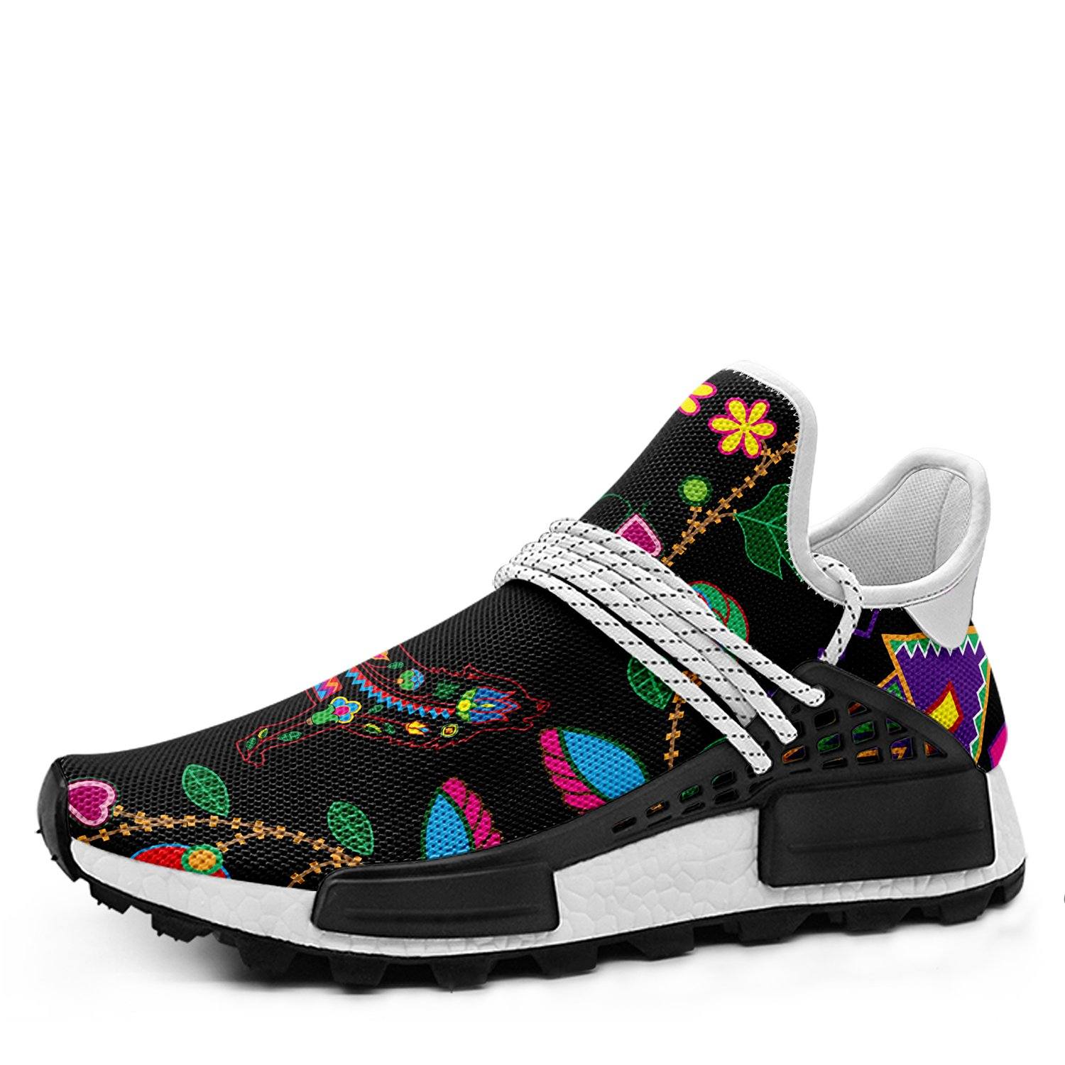 Floral Wolf Okaki Sneakers Shoes 49 Dzine