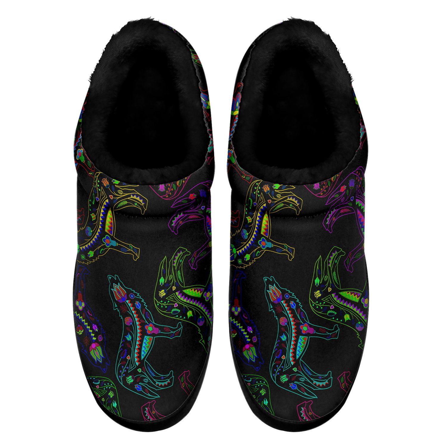 Floral Wolves Ikinnii Indoor Slipper 49 Dzine