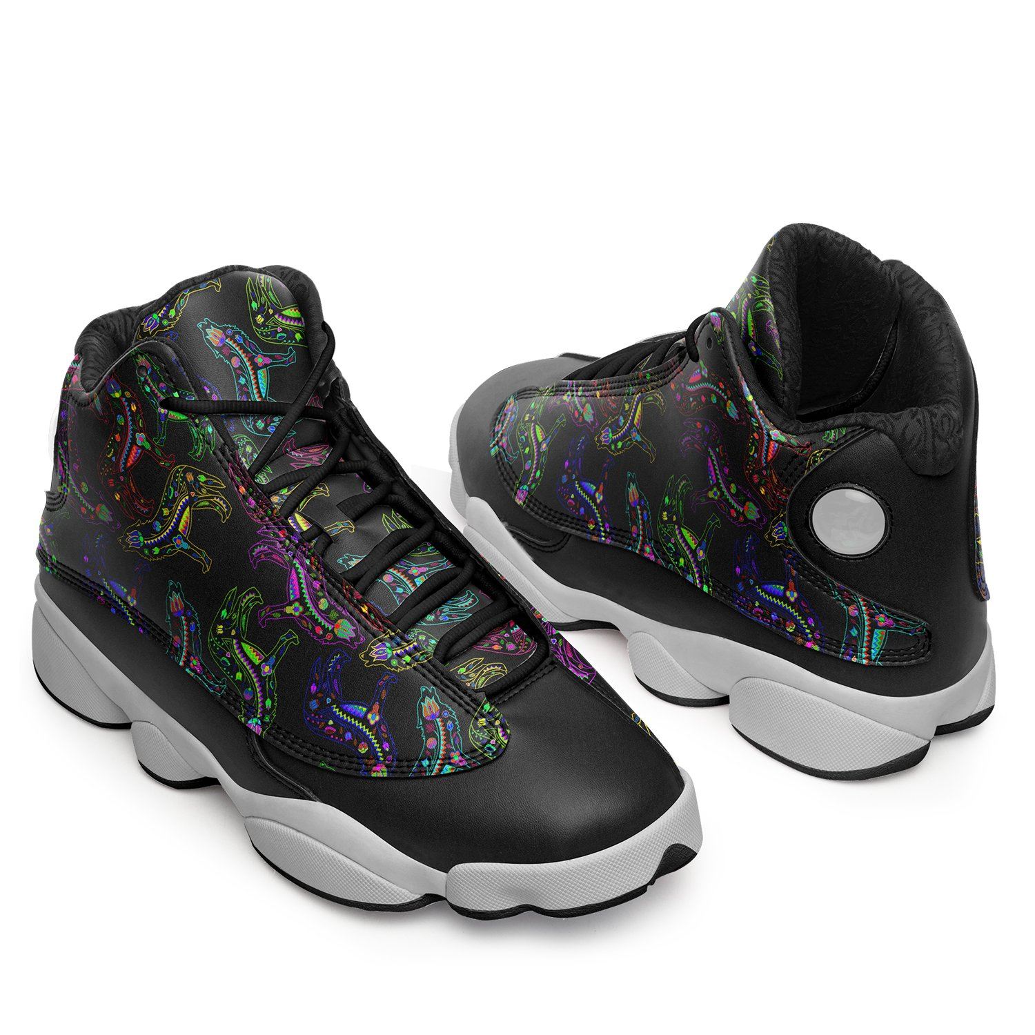Floral Wolves Isstsokini Athletic Shoes Herman