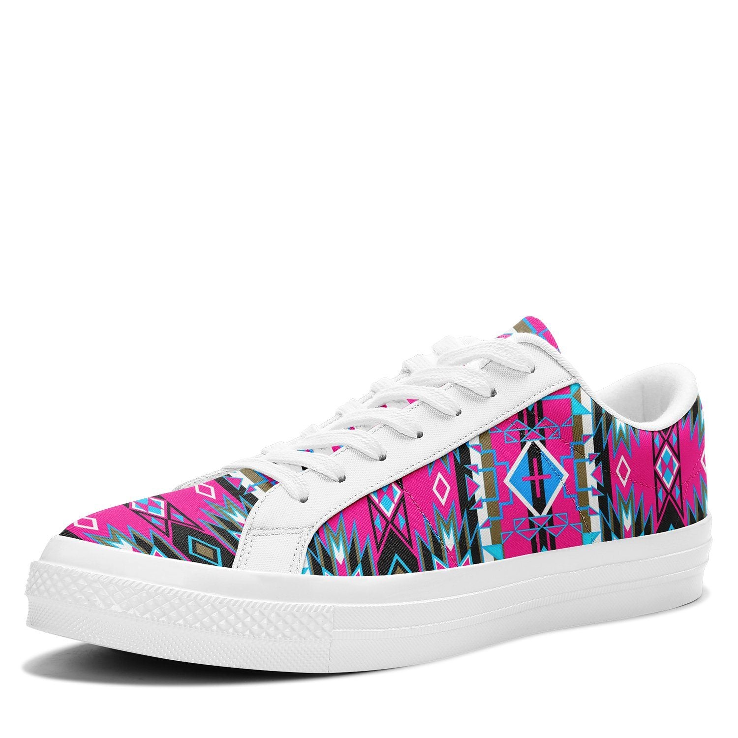 Force of Nature Sunset Storm Aapisi Low Top Canvas Shoes White Sole 49 Dzine