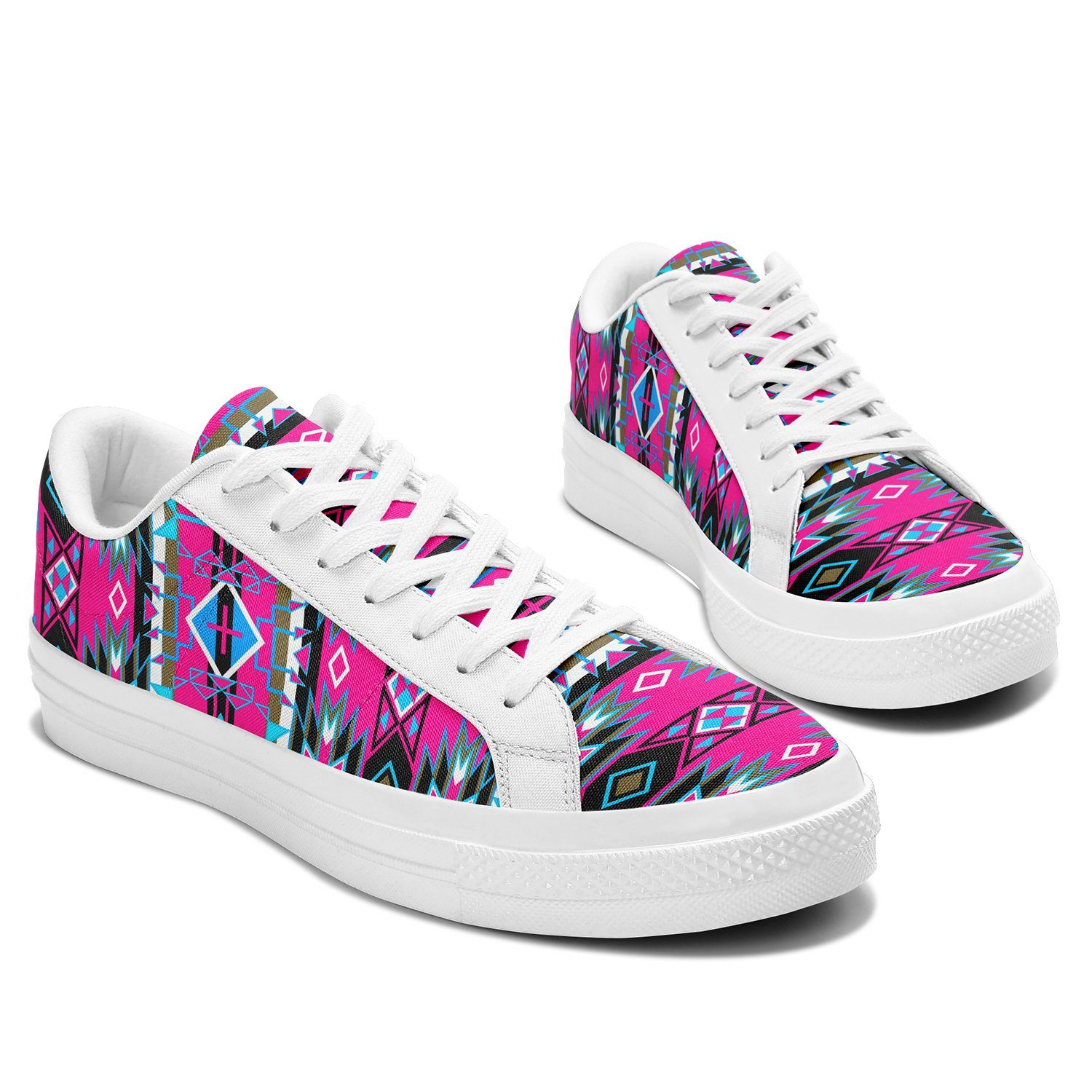 Force of Nature Sunset Storm Aapisi Low Top Canvas Shoes White Sole 49 Dzine