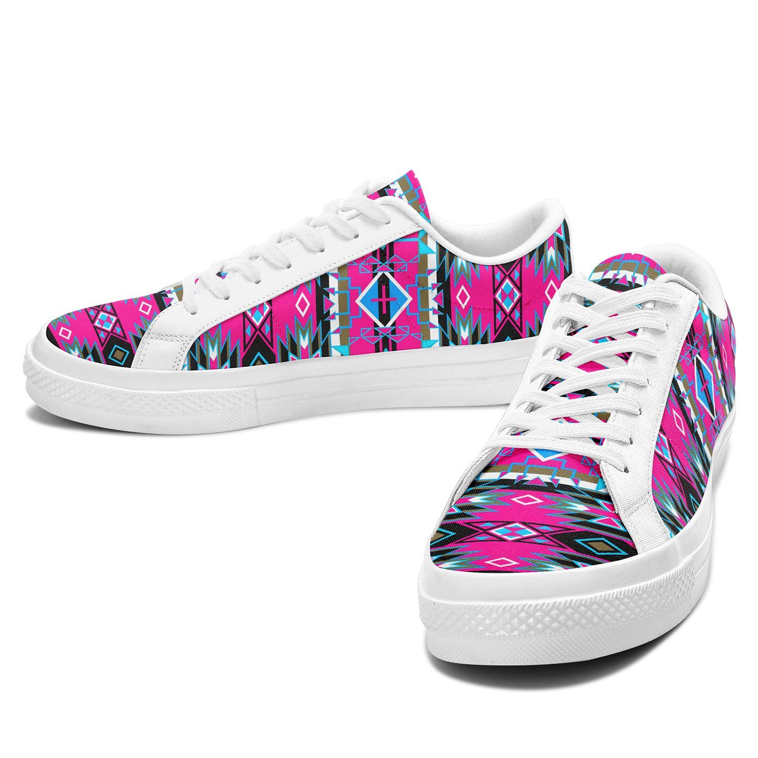 Force of Nature Sunset Storm Aapisi Low Top Canvas Shoes White Sole 49 Dzine