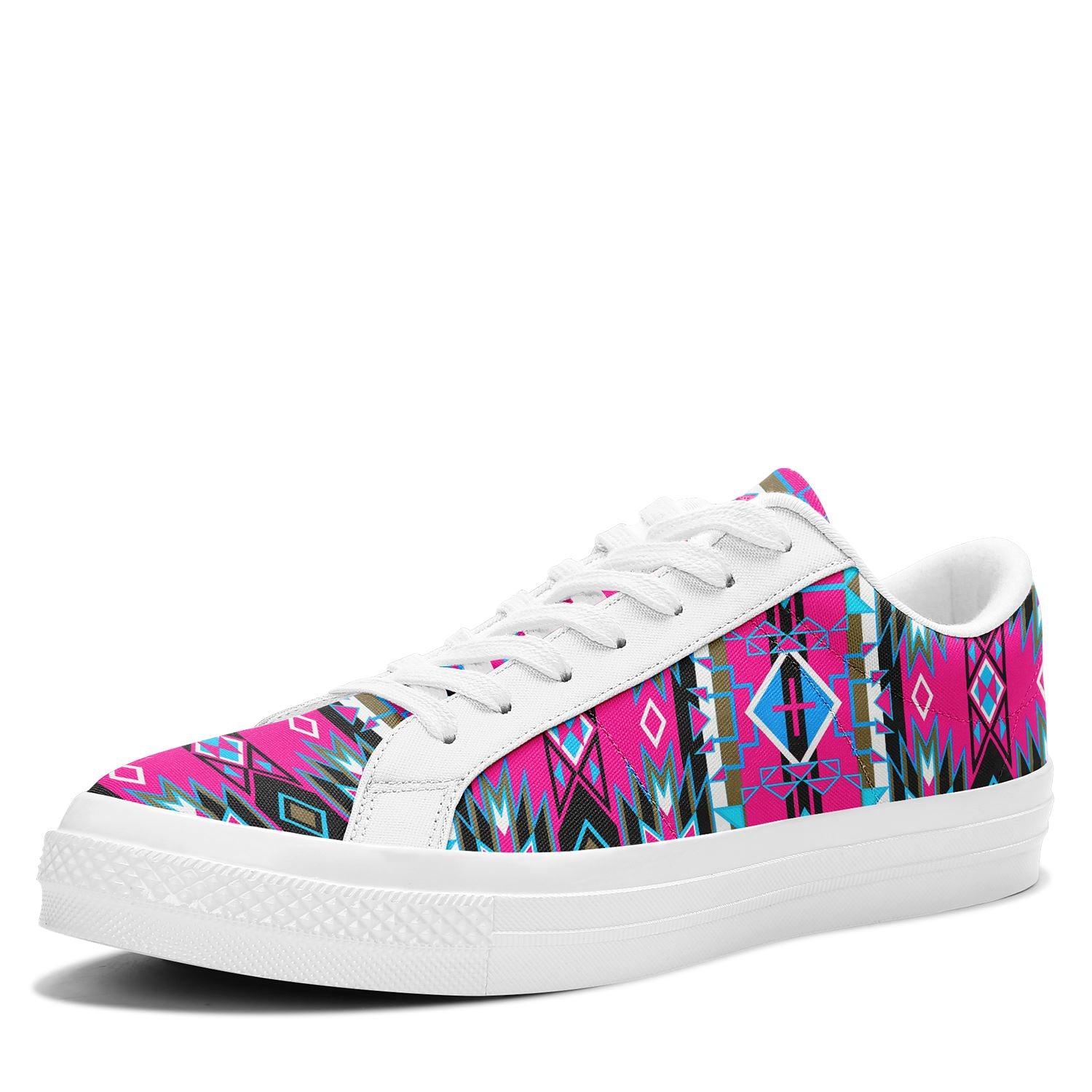 Force of Nature Sunset Storm Aapisi Low Top Canvas Shoes White Sole 49 Dzine