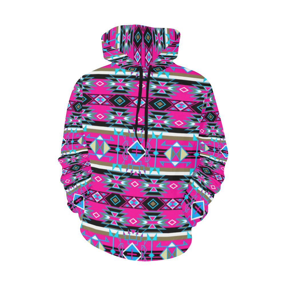 Force of Nature Sunset Storm All Over Print Hoodie for Women (USA Size) (Model H13) Hoodie e-joyer