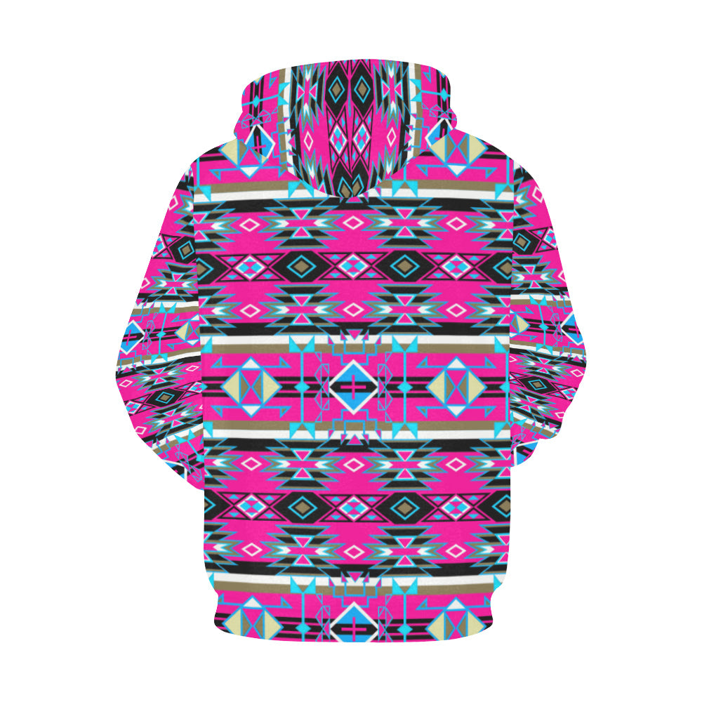 Force of Nature Sunset Storm All Over Print Hoodie for Women (USA Size) (Model H13) Hoodie e-joyer