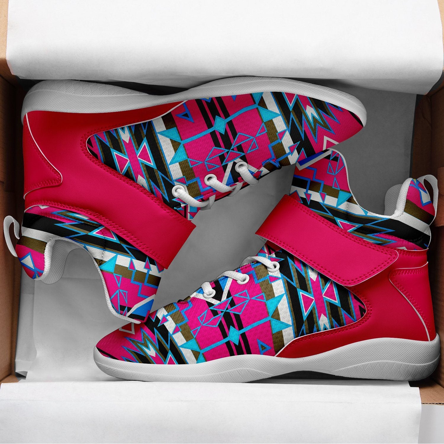 Force of Nature Sunset Storm Ipottaa Basketball / Sport High Top Shoes 49 Dzine