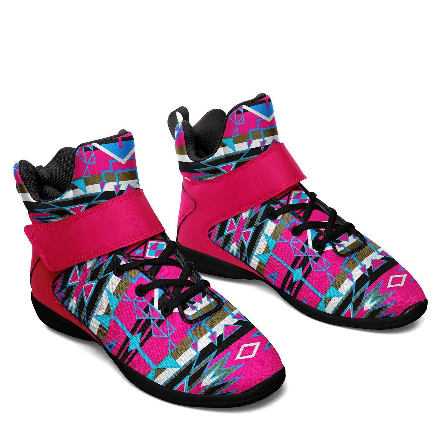 Force of Nature Sunset Storm Ipottaa Basketball / Sport High Top Shoes - Black Sole 49 Dzine