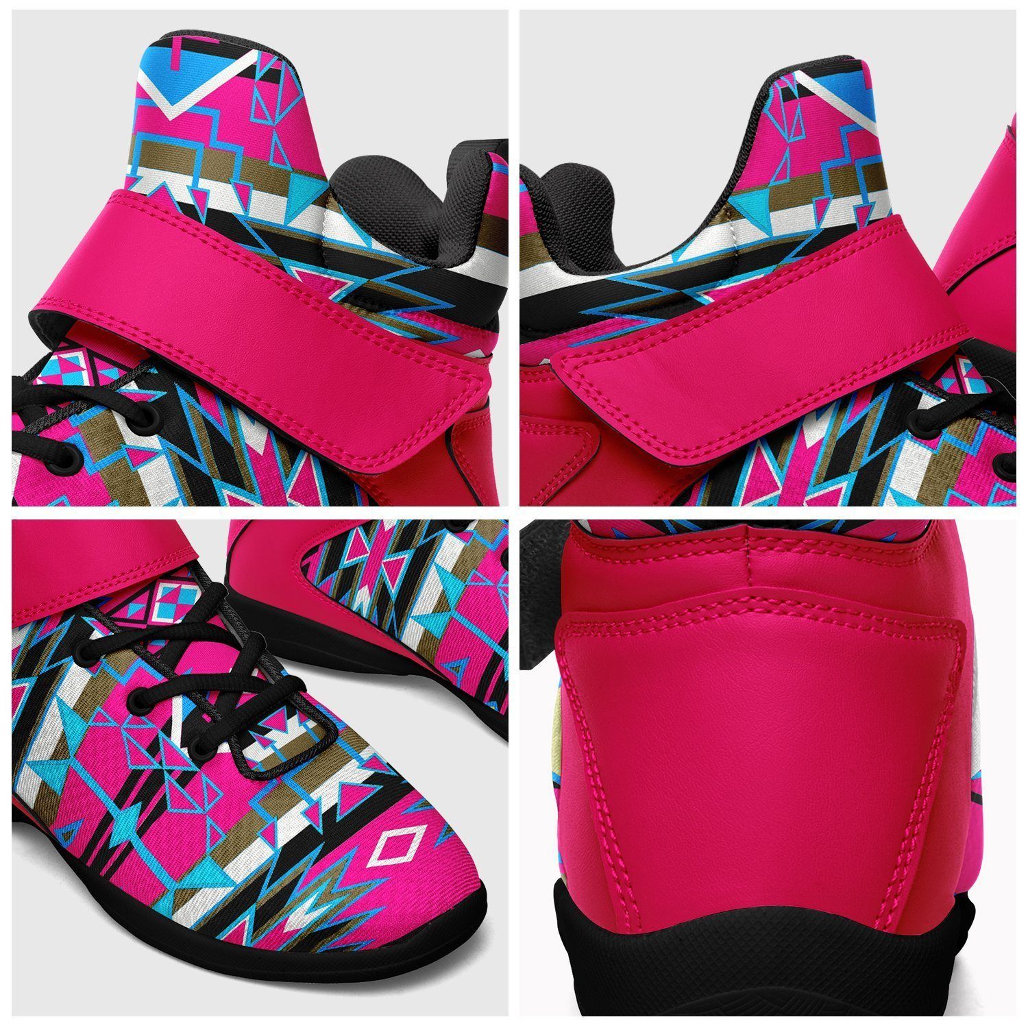 Force of Nature Sunset Storm Ipottaa Basketball / Sport High Top Shoes - Black Sole 49 Dzine