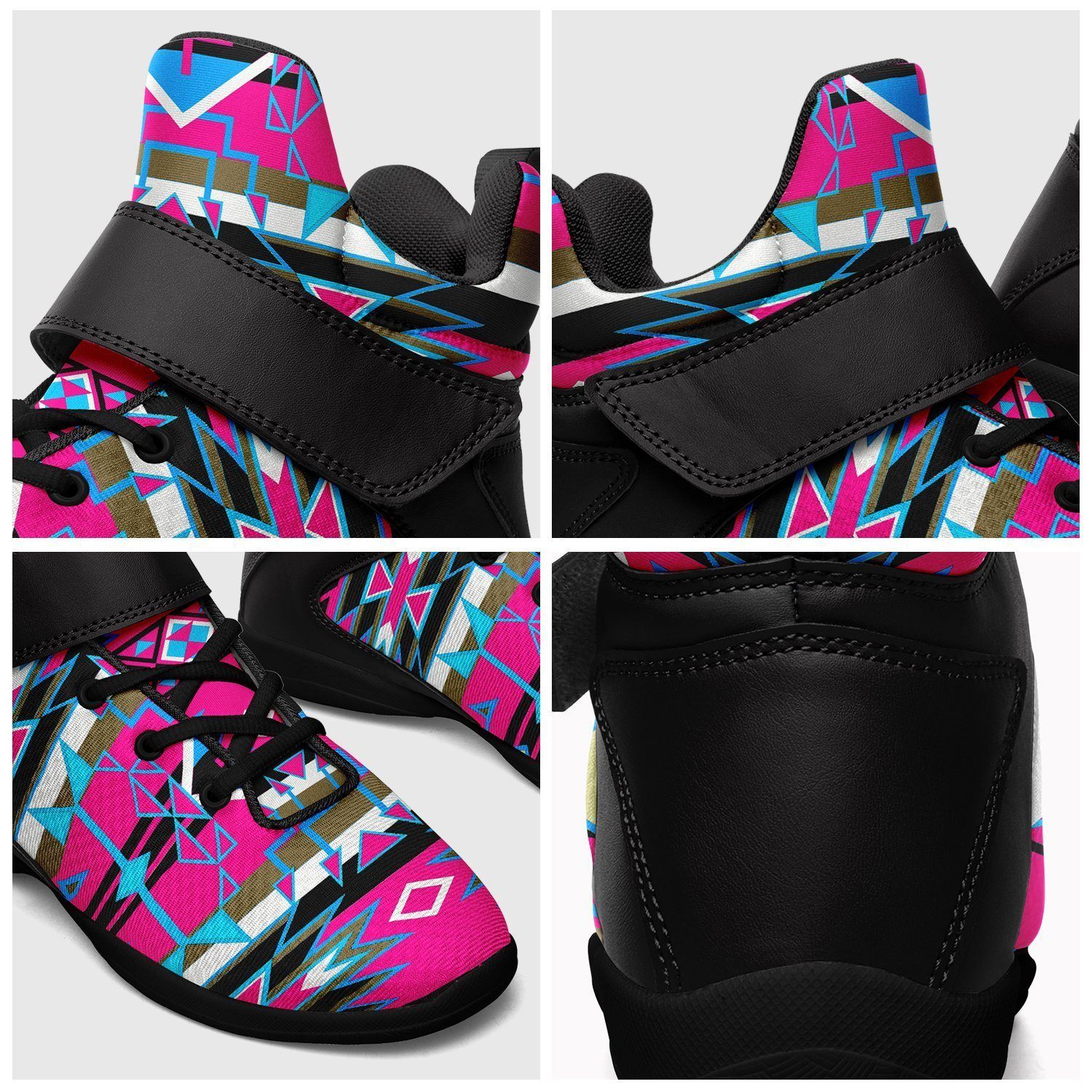 Force of Nature Sunset Storm Ipottaa Basketball / Sport High Top Shoes - Black Sole 49 Dzine