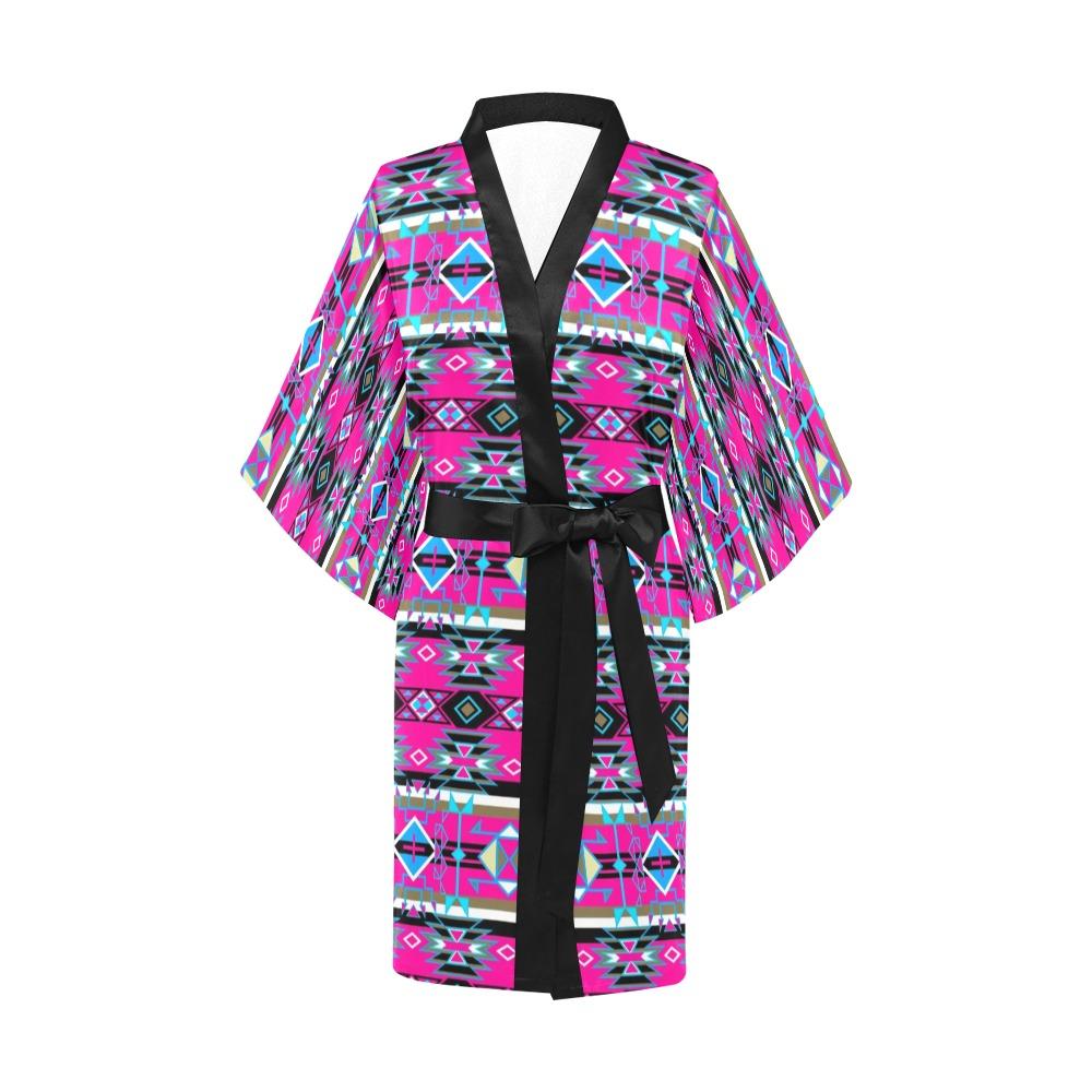 Force of Nature Sunset Storm Kimono Robe Artsadd