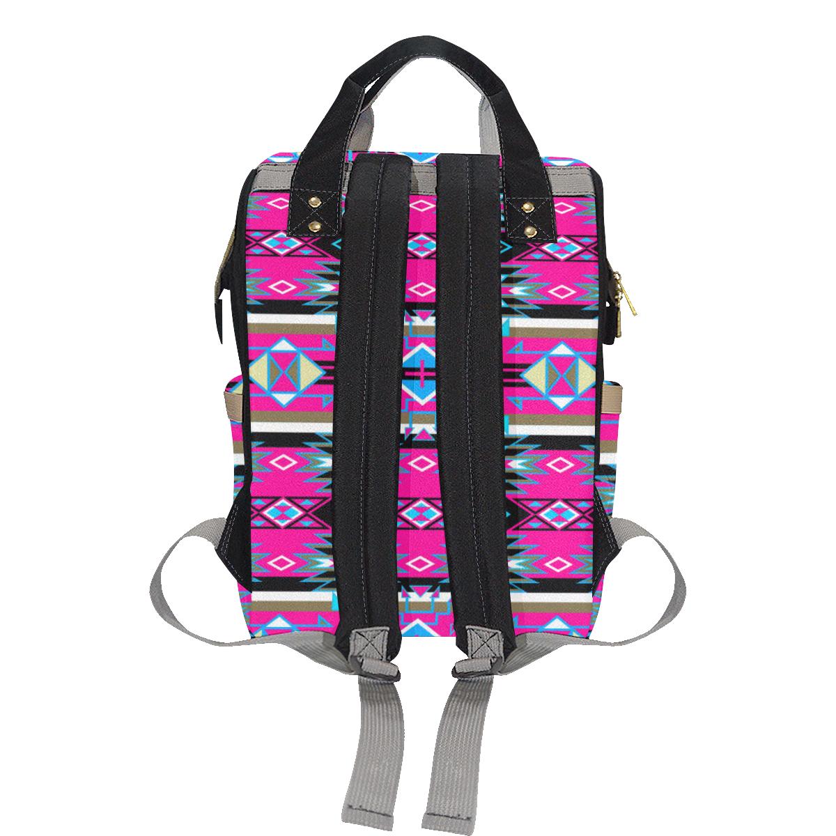 Force of Nature Sunset Storm Multi-Function Diaper Backpack (Model 1688) Diaper Backpack (1688) e-joyer