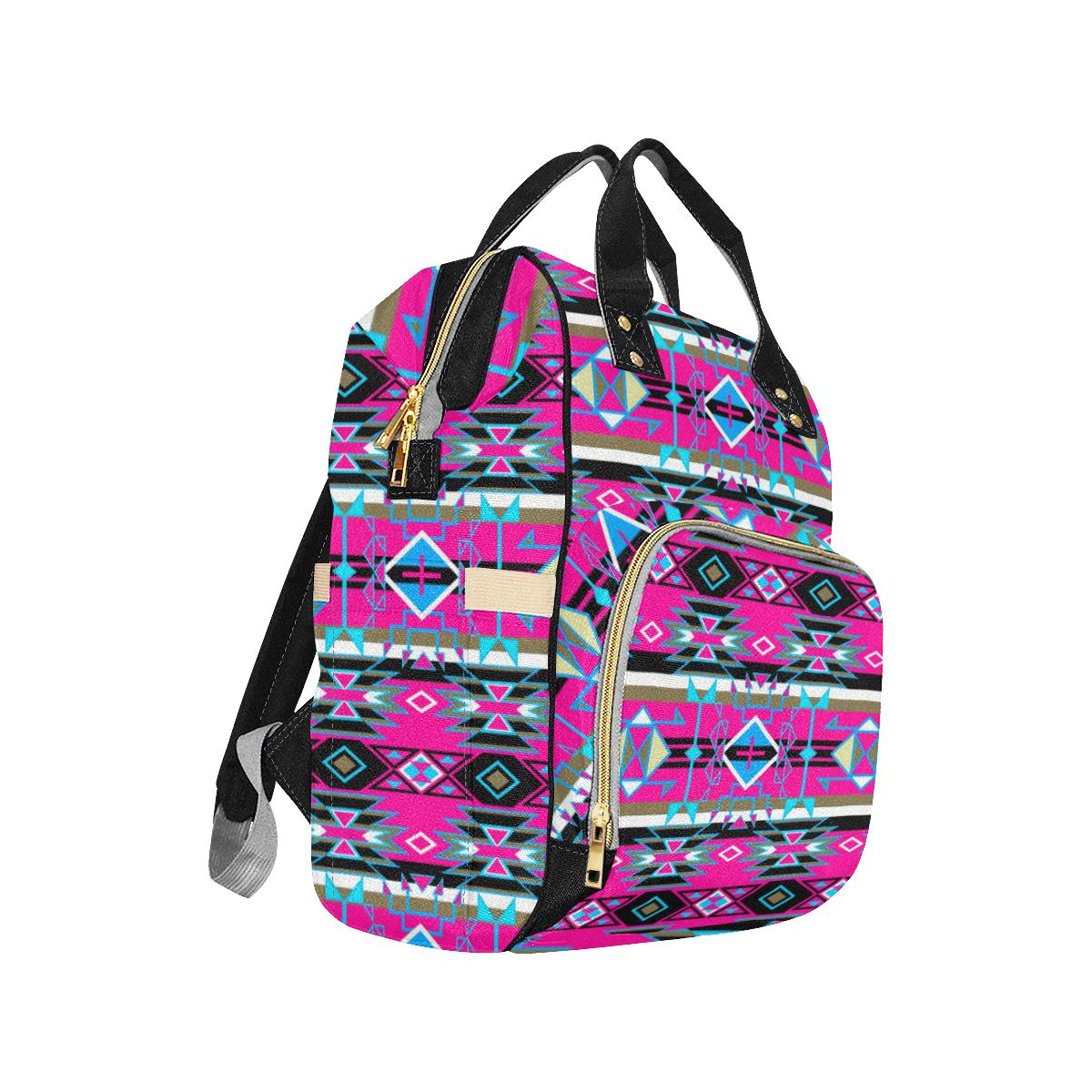 Force of Nature Sunset Storm Multi-Function Diaper Backpack (Model 1688) Diaper Backpack (1688) e-joyer