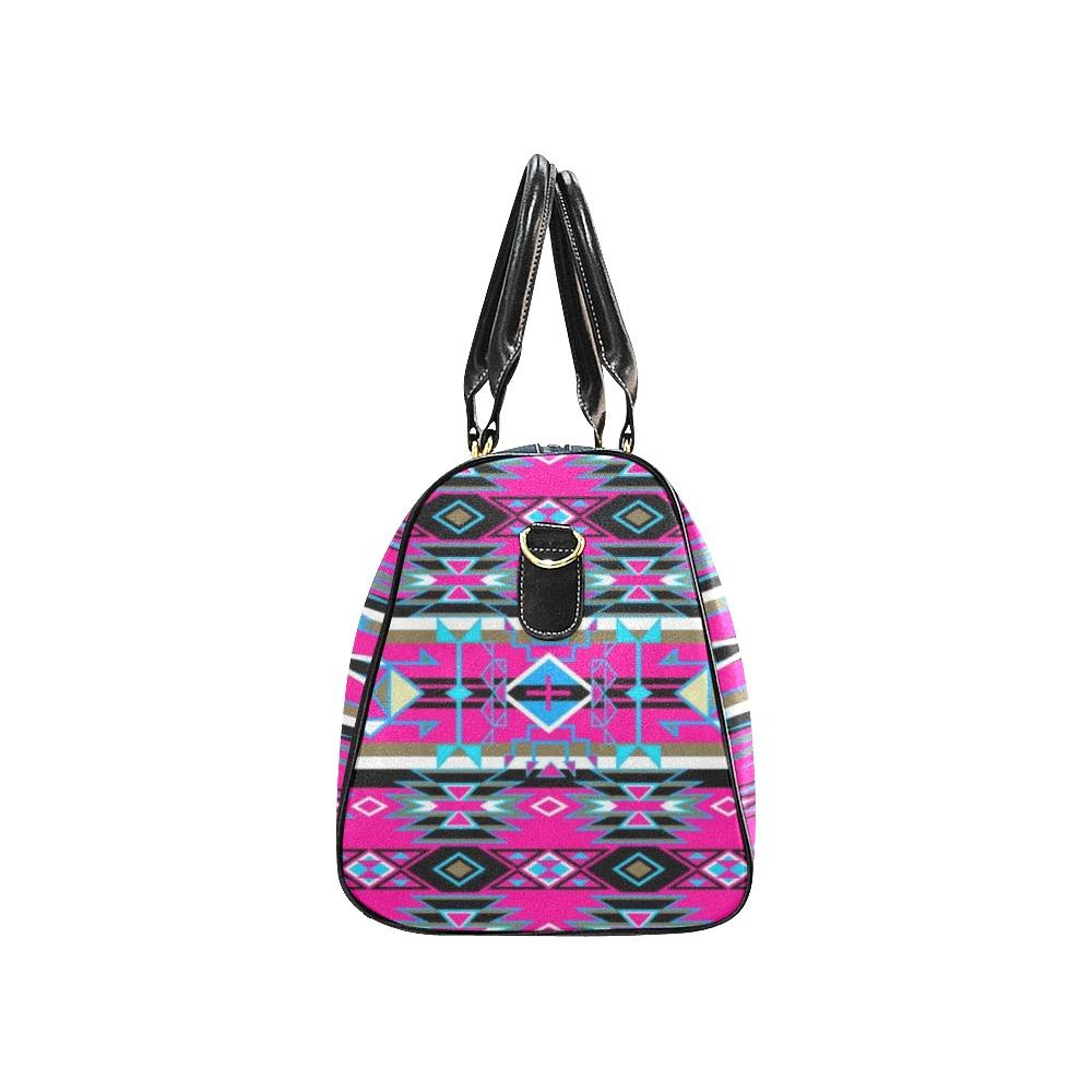 Force of Nature Sunset Storm New Waterproof Travel Bag/Small (Model 1639) bag e-joyer