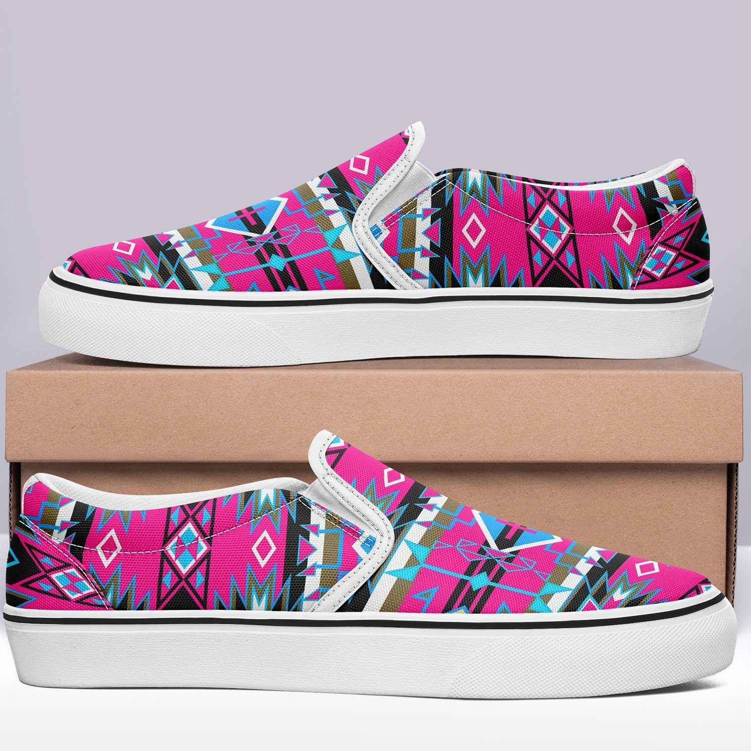 Force of Nature Sunset Storm Otoyimm Kid's Canvas Slip On Shoes 49 Dzine