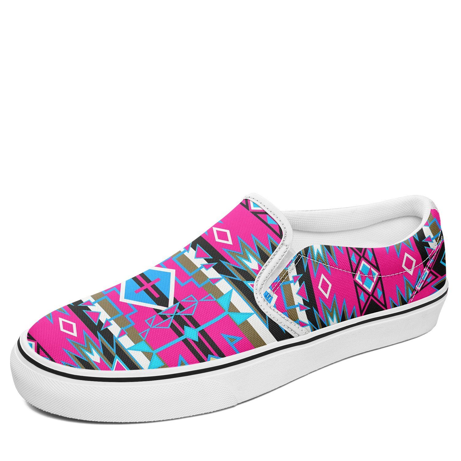 Force of Nature Sunset Storm Otoyimm Kid's Canvas Slip On Shoes 49 Dzine US Youth 1 / EUR 32 White Sole