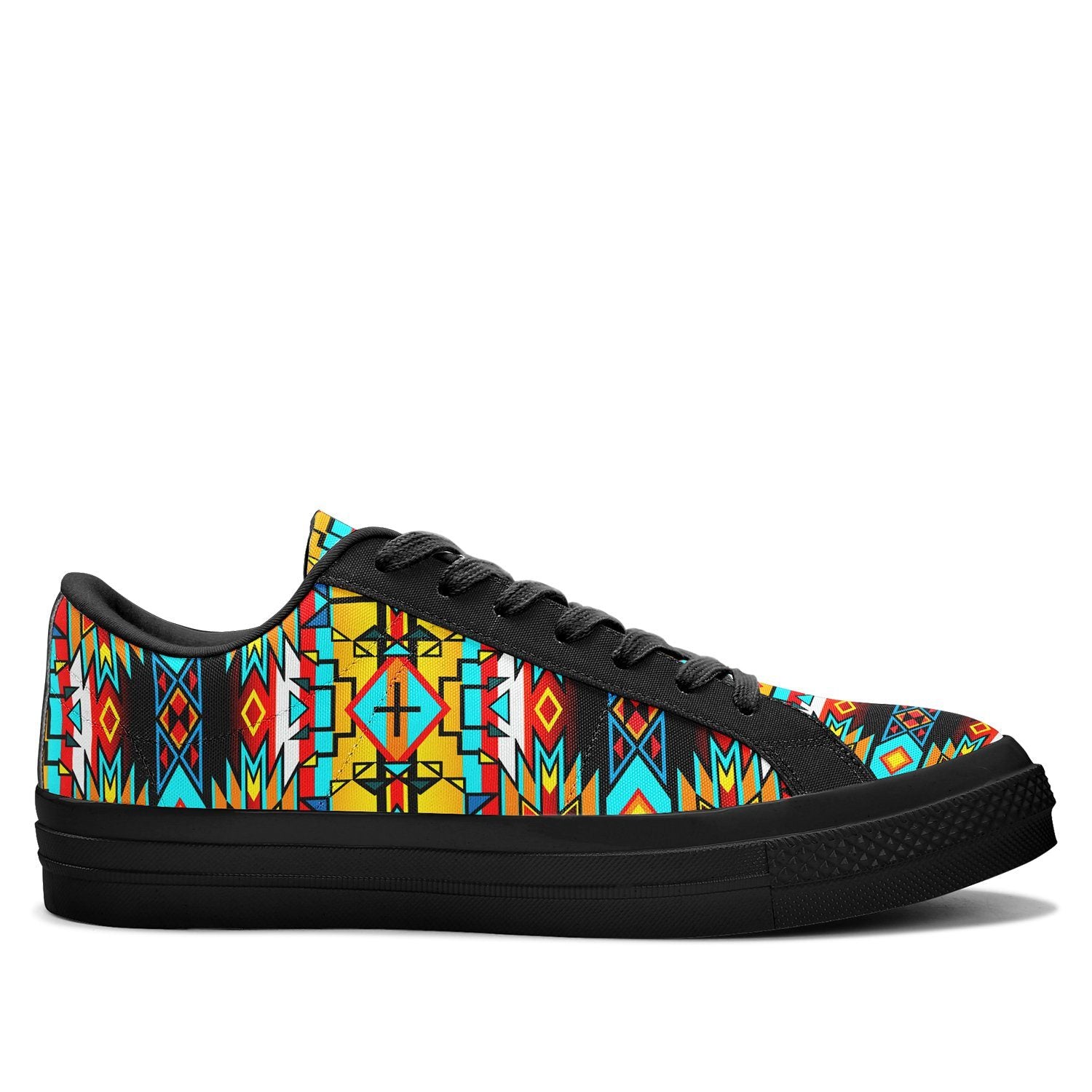 Force of Nature Twister Aapisi Low Top Canvas Shoes Black Sole 49 Dzine