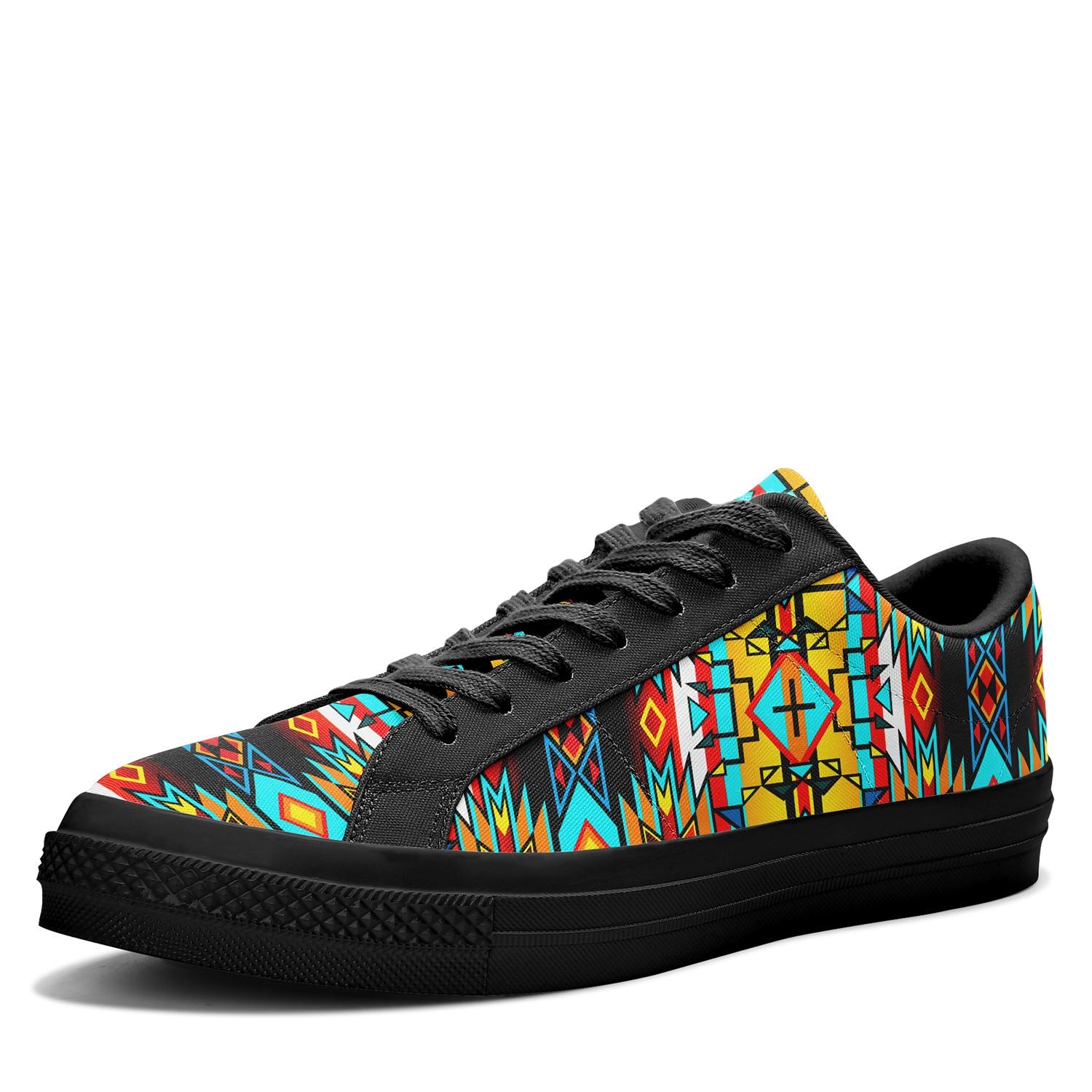Force of Nature Twister Aapisi Low Top Canvas Shoes Black Sole 49 Dzine