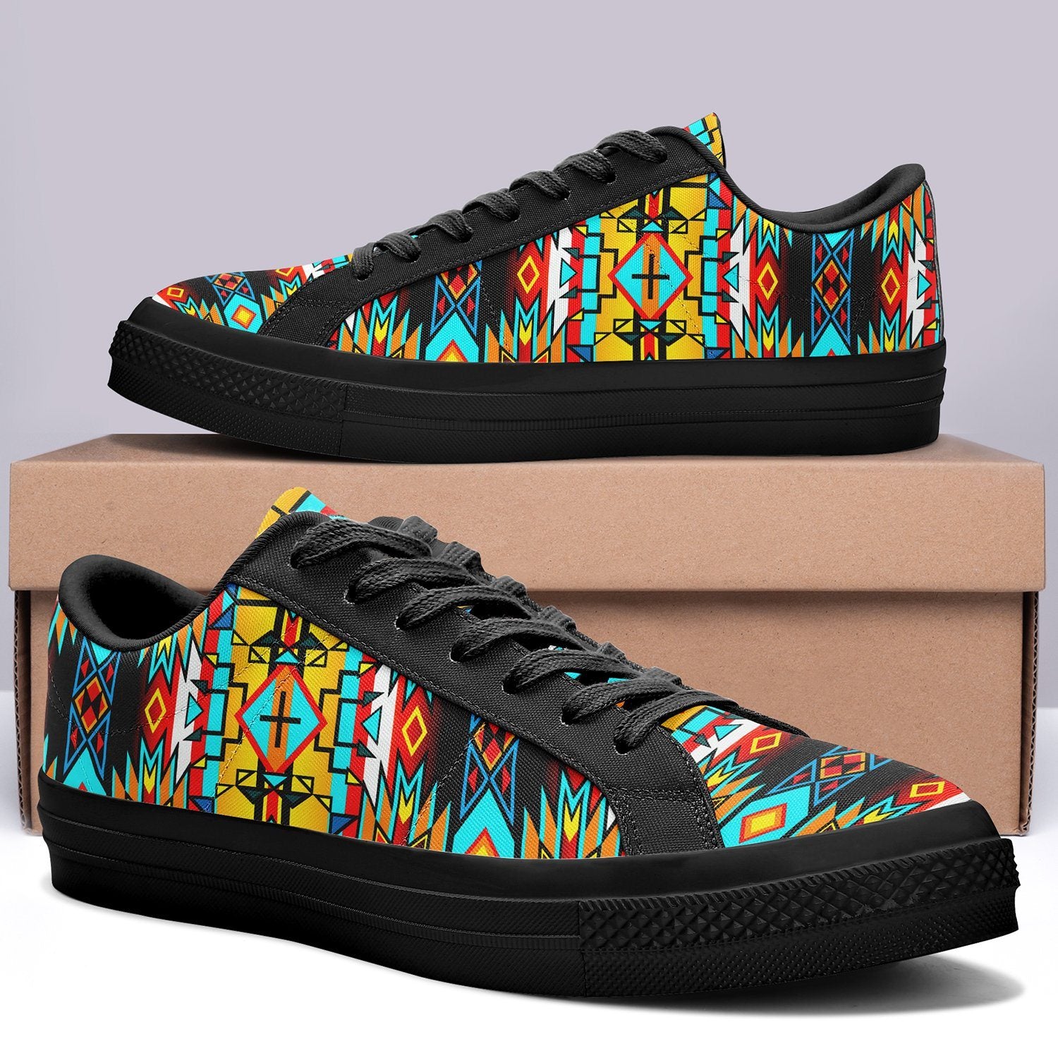 Force of Nature Twister Aapisi Low Top Canvas Shoes Black Sole 49 Dzine