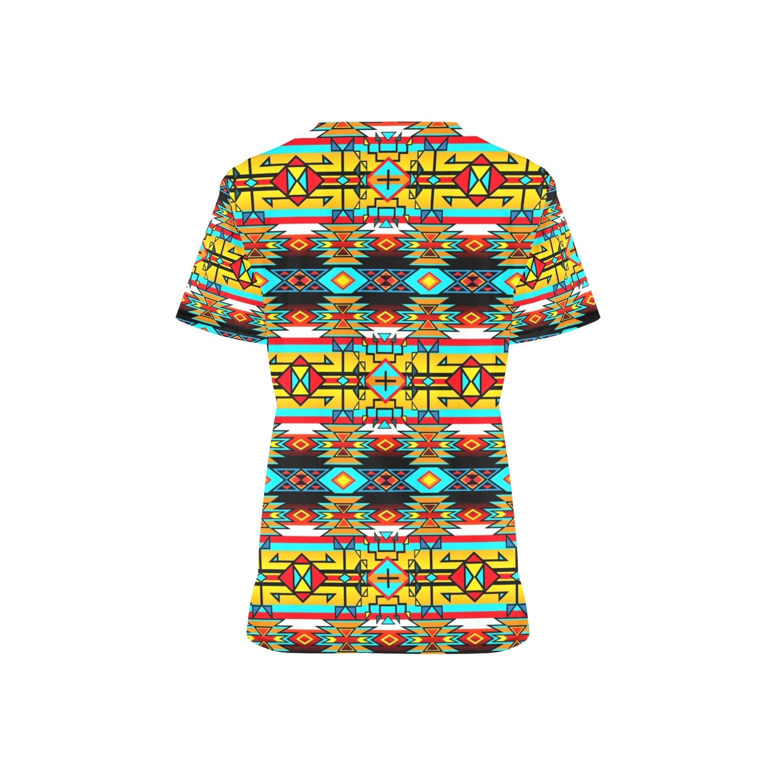 Force of Nature Twister All Over Print Scrub Top Scrub Top e-joyer