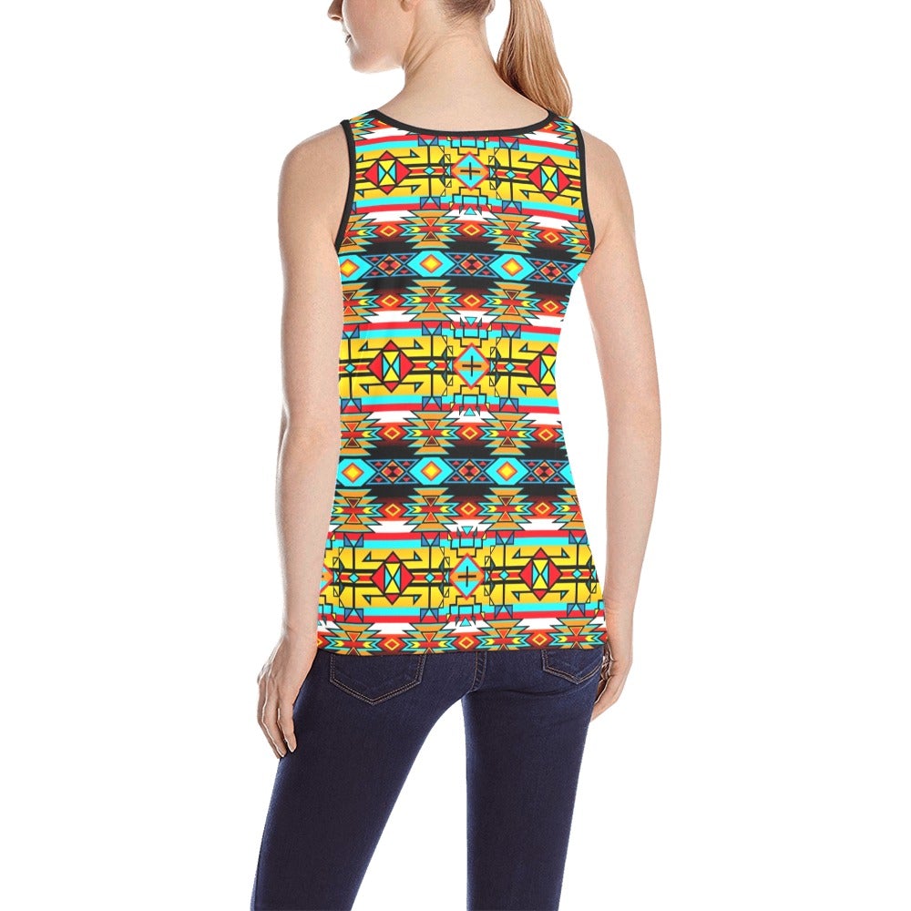 Force of Nature Twister All Over Print Tank Top for Women (Model T43) All Over Print Tank Top for Women (T43) e-joyer