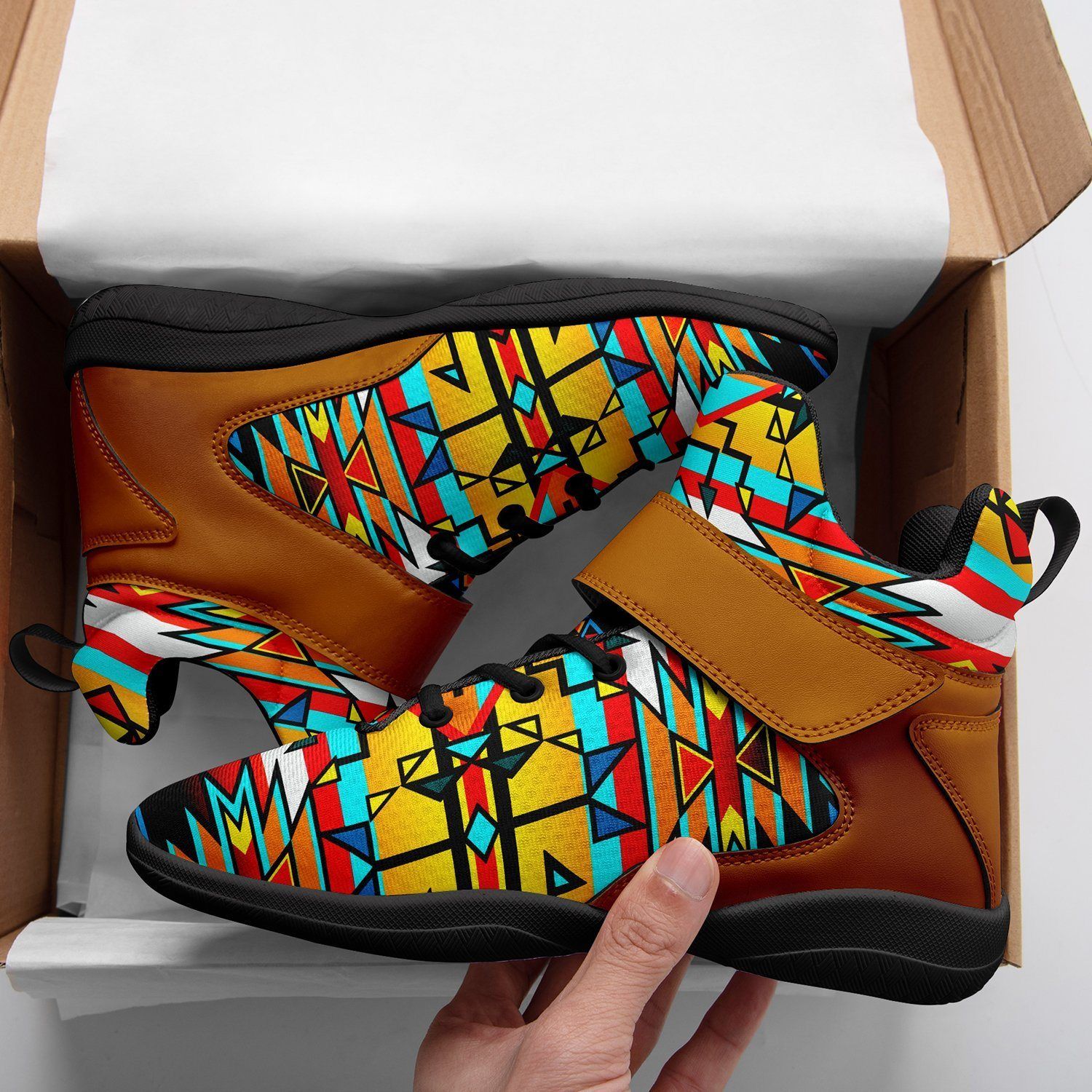 Force of Nature Twister Ipottaa Basketball / Sport High Top Shoes - Black Sole 49 Dzine