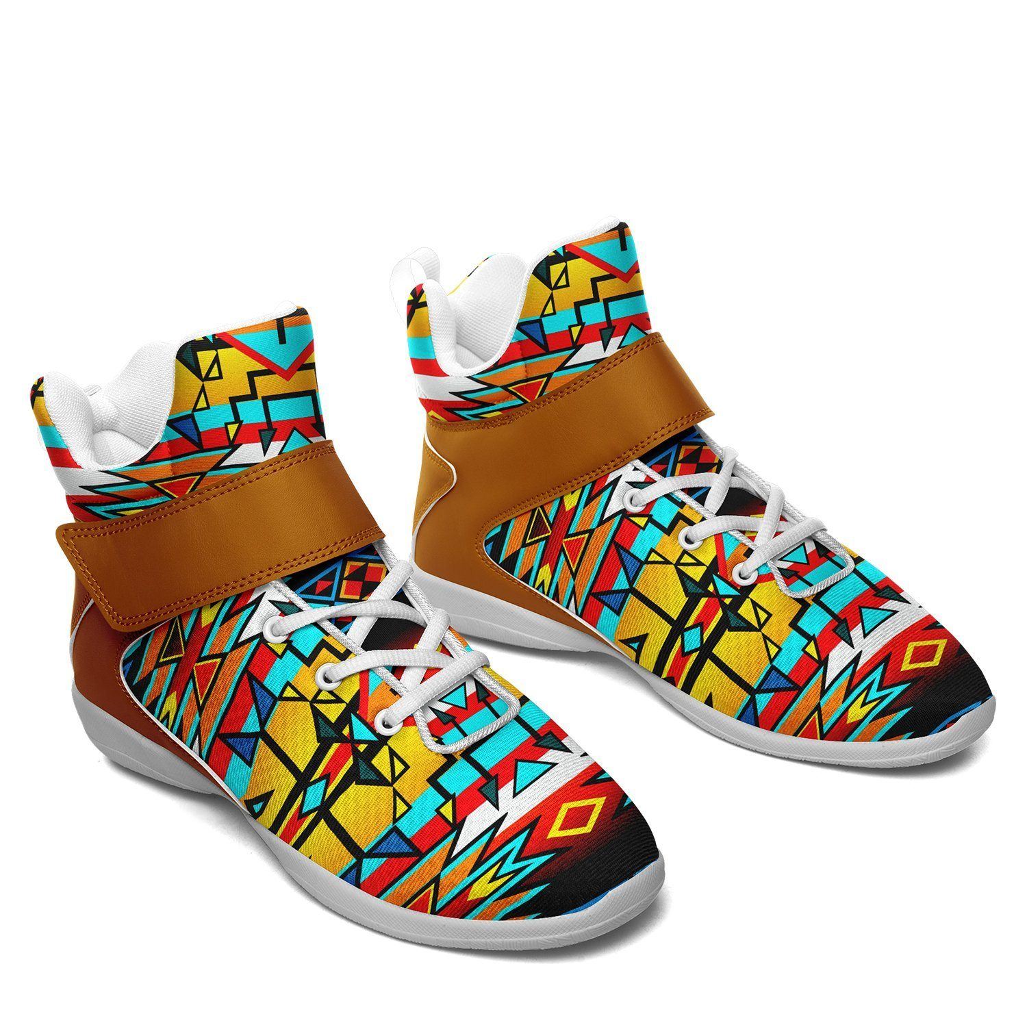 Force of Nature Twister Ipottaa Basketball / Sport High Top Shoes - White Sole 49 Dzine