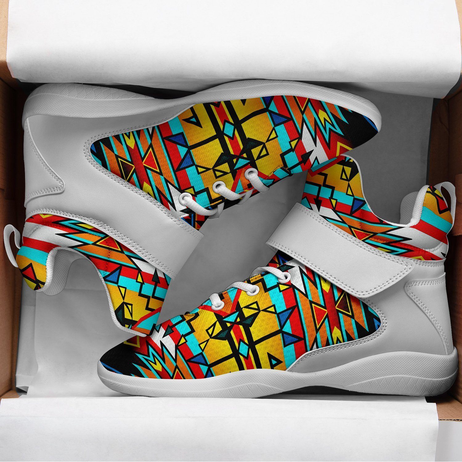 Force of Nature Twister Ipottaa Basketball / Sport High Top Shoes - White Sole 49 Dzine