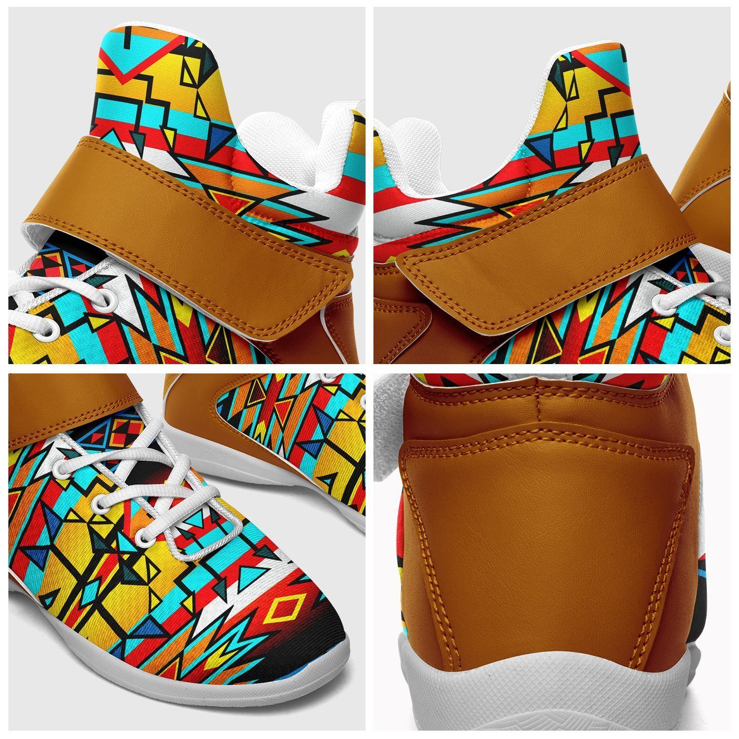 Force of Nature Twister Ipottaa Basketball / Sport High Top Shoes - White Sole 49 Dzine