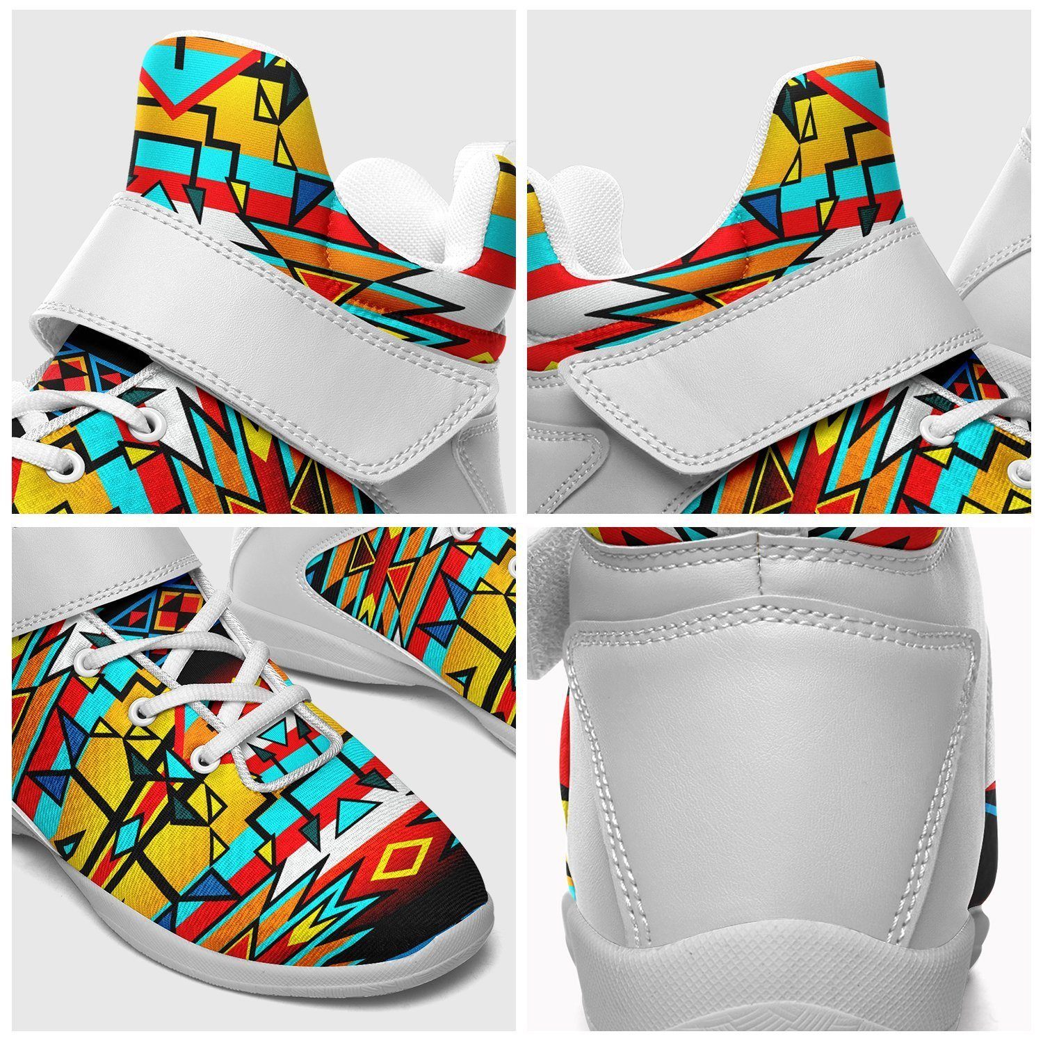 Force of Nature Twister Ipottaa Basketball / Sport High Top Shoes - White Sole 49 Dzine