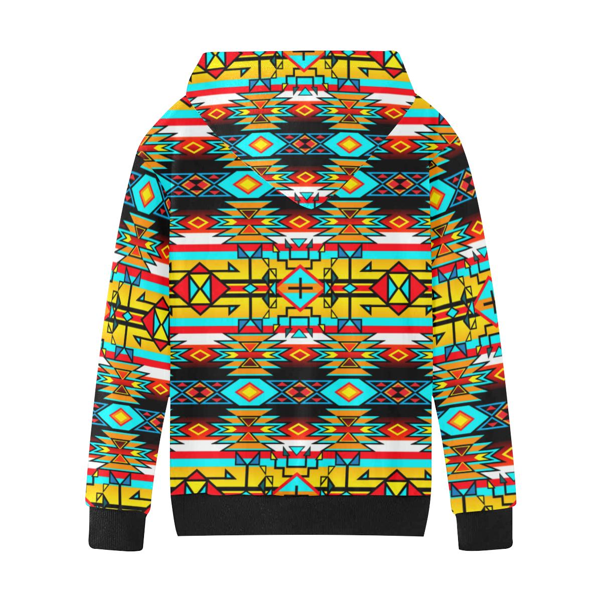 Force of Nature Twister Kids' All Over Print Hoodie (Model H38) Kids' AOP Hoodie (H38) e-joyer